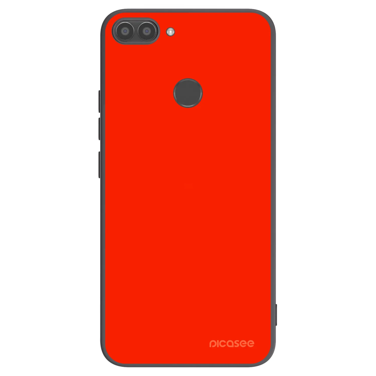 Picasee crna silikonska maskica za Huawei P Smart - Maranello Red
