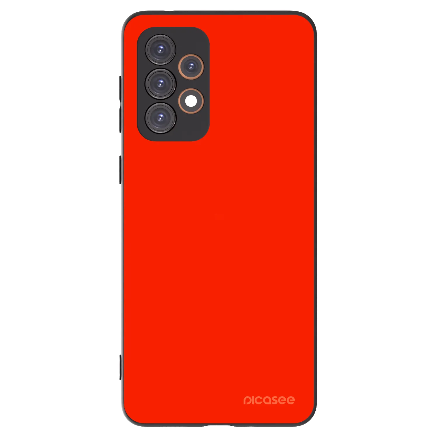 Picasee crna silikonska maskica za Samsung Galaxy A33 5G A336 - Maranello Red