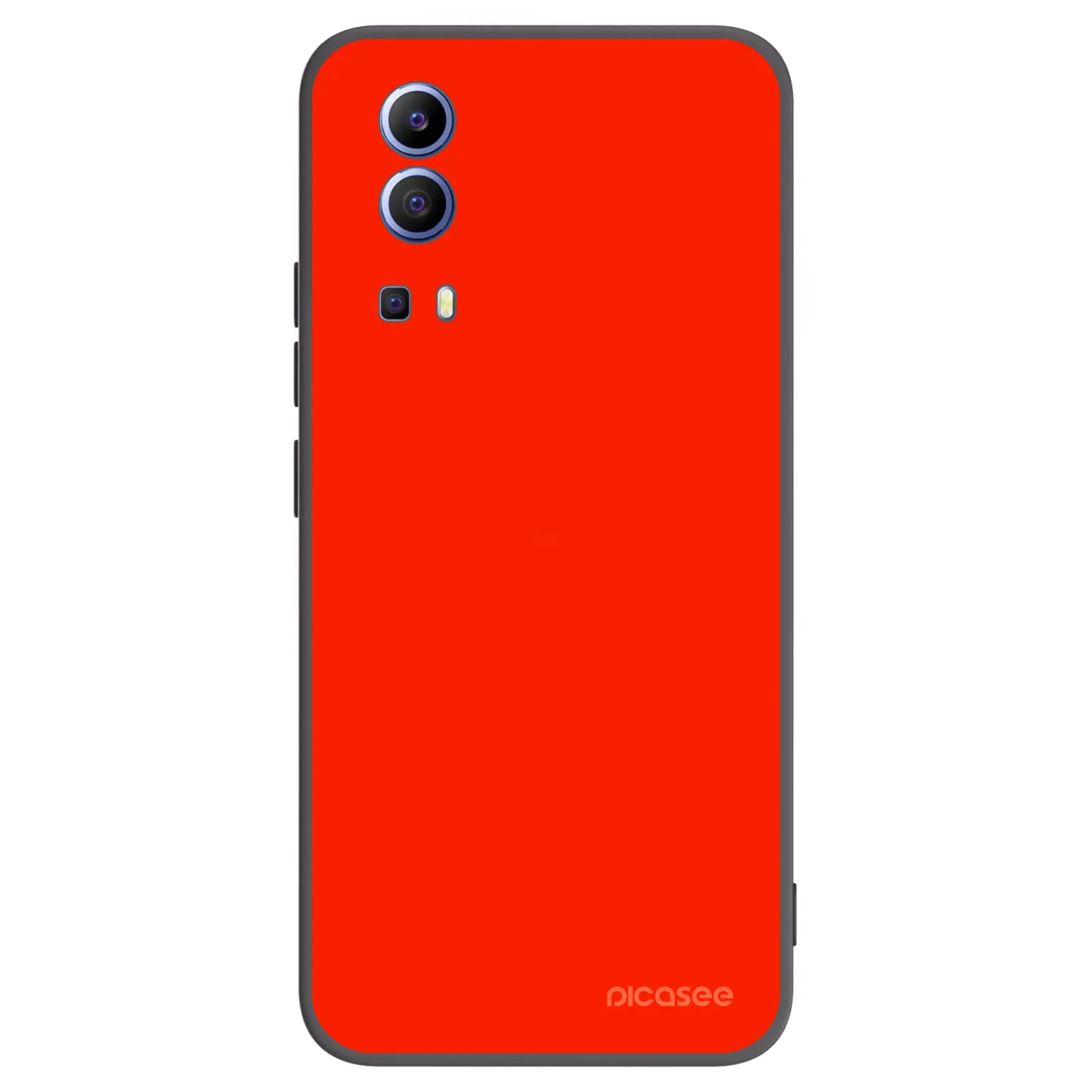 Picasee crna silikonska maskica za Vivo Y52 5G - Maranello Red