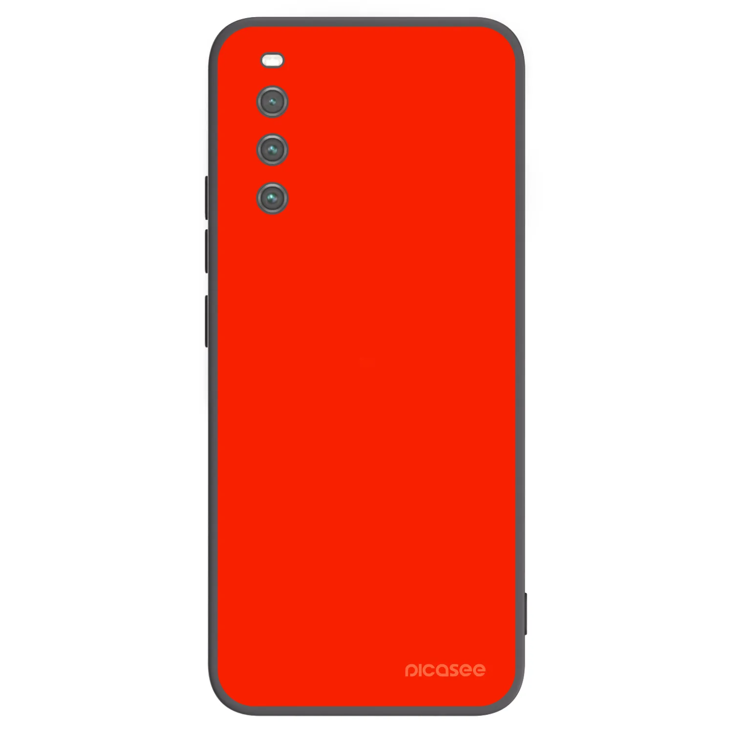 Picasee crna silikonska maskica za Sony Xperia 10 IV 5G - Maranello Red