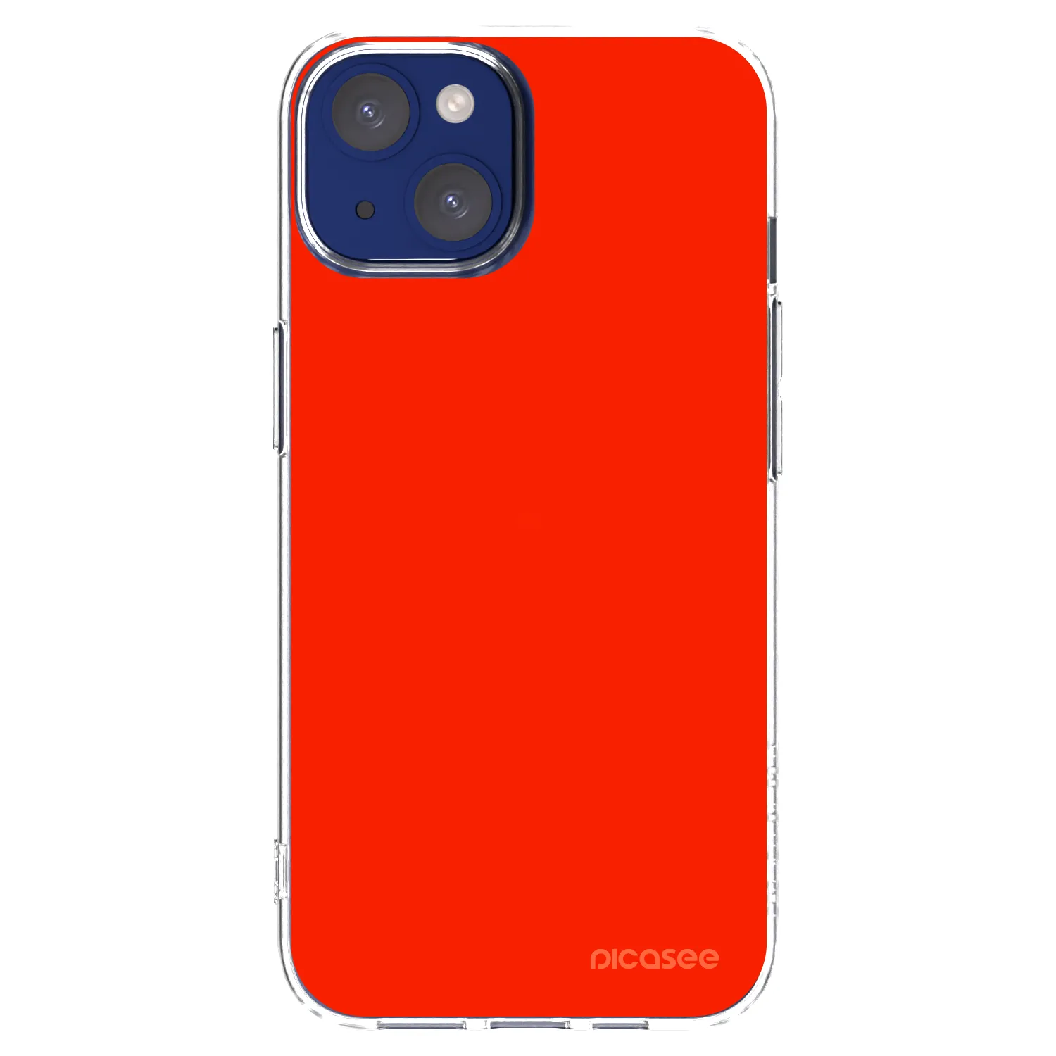 Picasee silikonska prozirna maskica za Apple iPhone 14 - Maranello Red