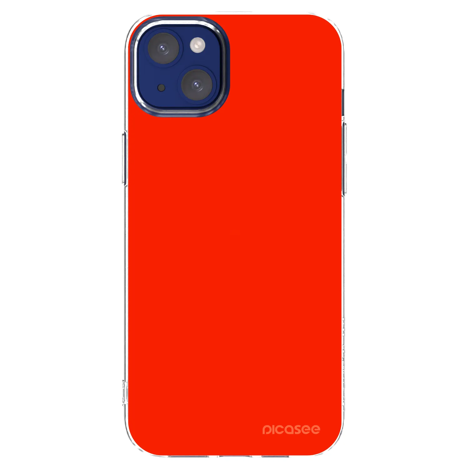 Picasee silikonska prozirna maskica za Apple iPhone 14 Plus - Maranello Red