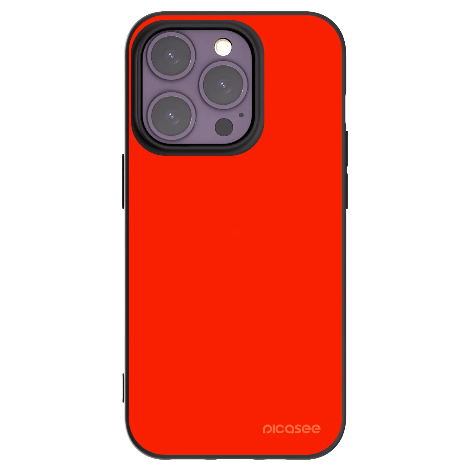 Picasee crna silikonska maskica za Apple iPhone 14 Pro - Maranello Red