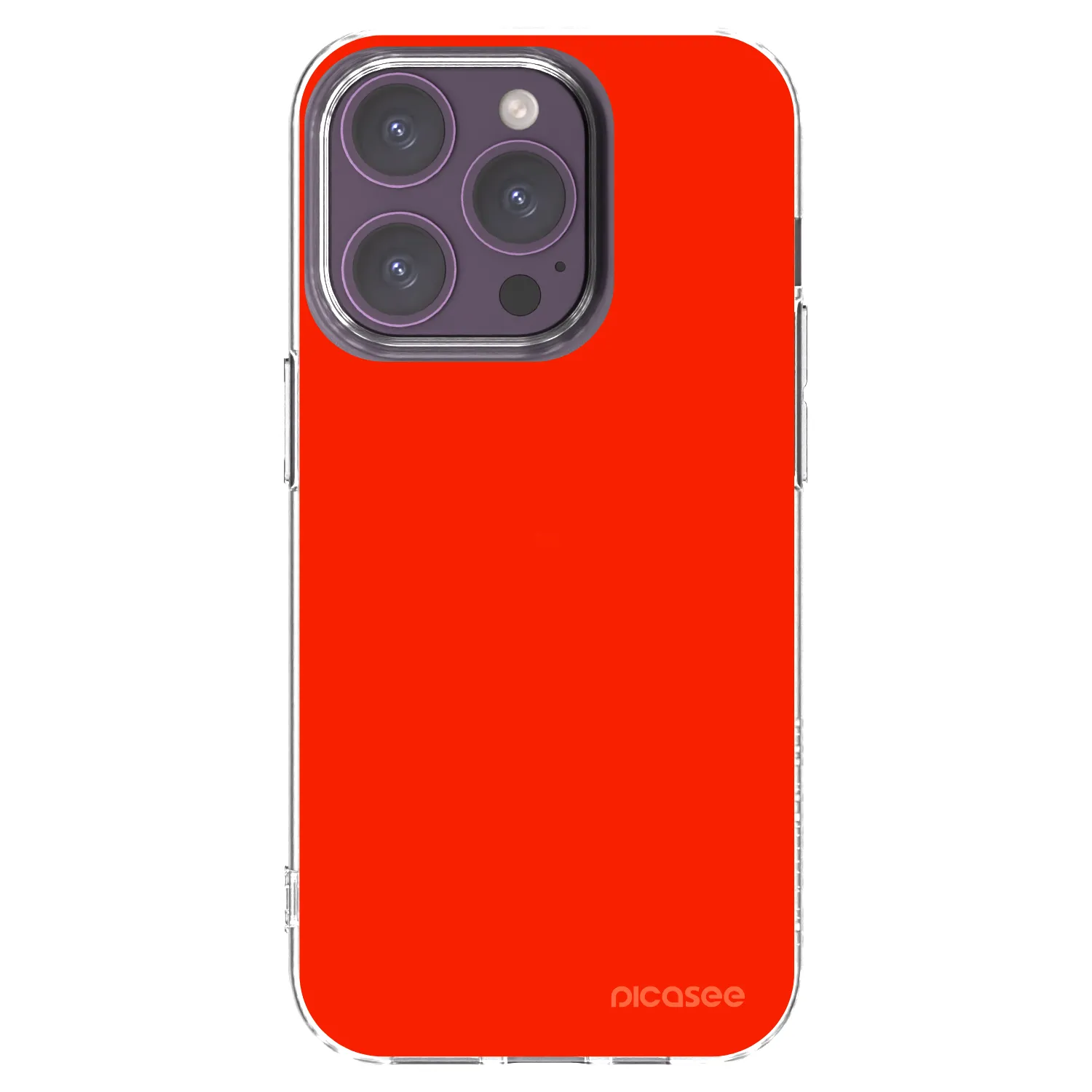 Picasee silikonska prozirna maskica za Apple iPhone 14 Pro - Maranello Red