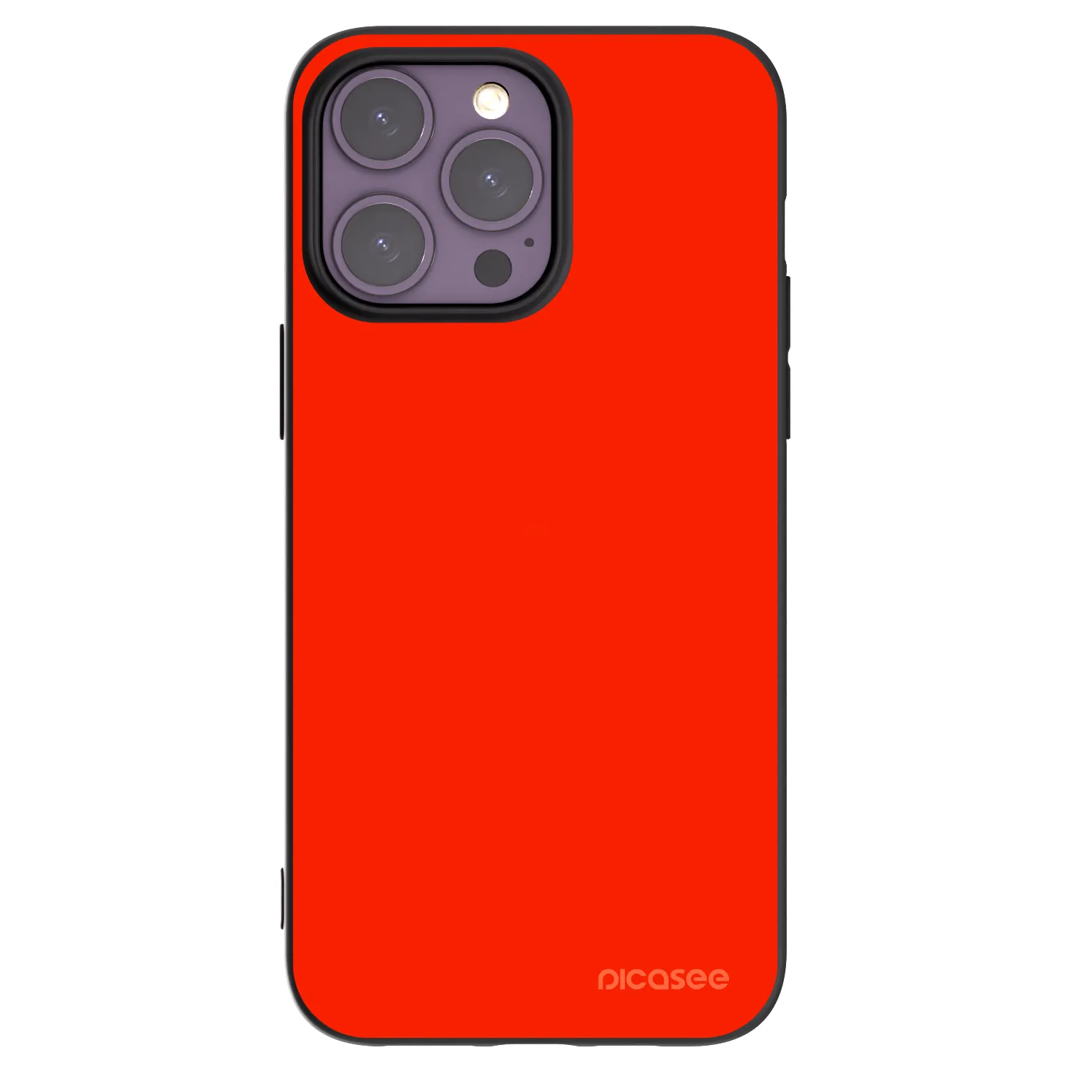 Picasee crna silikonska maskica za Apple iPhone 14 Pro Max - Maranello Red