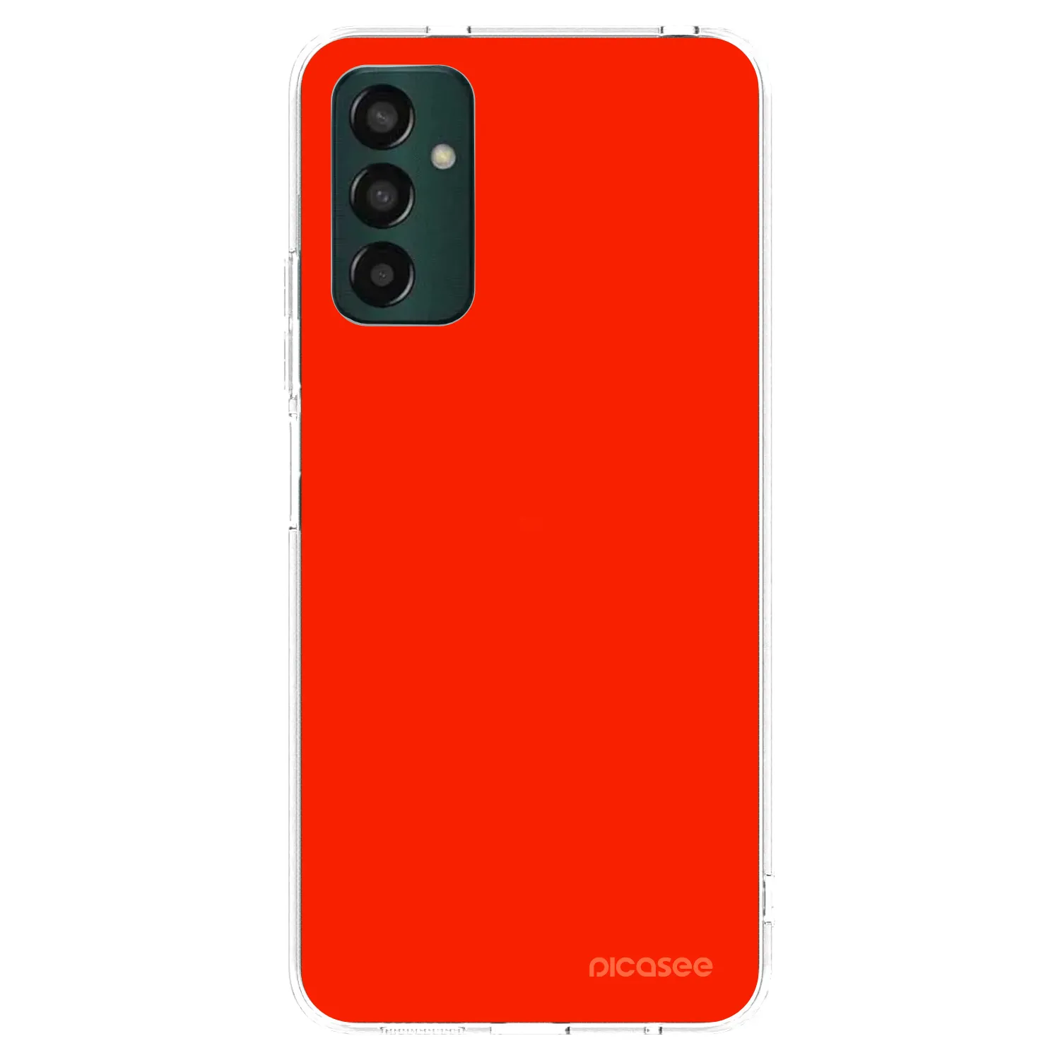 Picasee silikonska prozirna maskica za Samsung Galaxy M13 M135F - Maranello Red