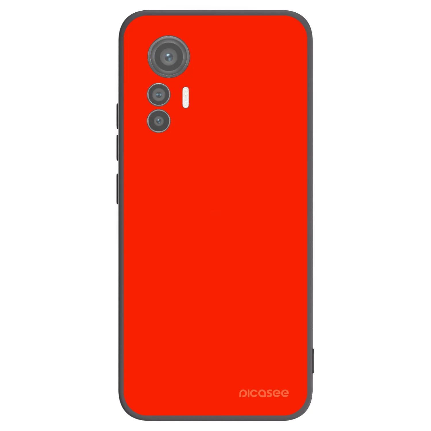 Picasee crna silikonska maskica za Xiaomi 12 Lite - Maranello Red