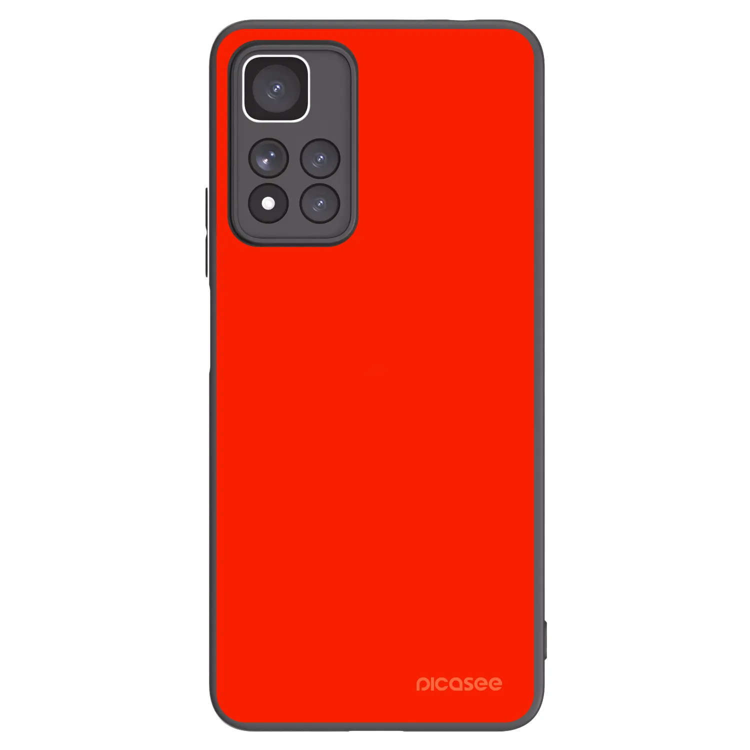 Picasee crna silikonska maskica za Xiaomi Redmi Note 11 Pro+ 5G - Maranello Red