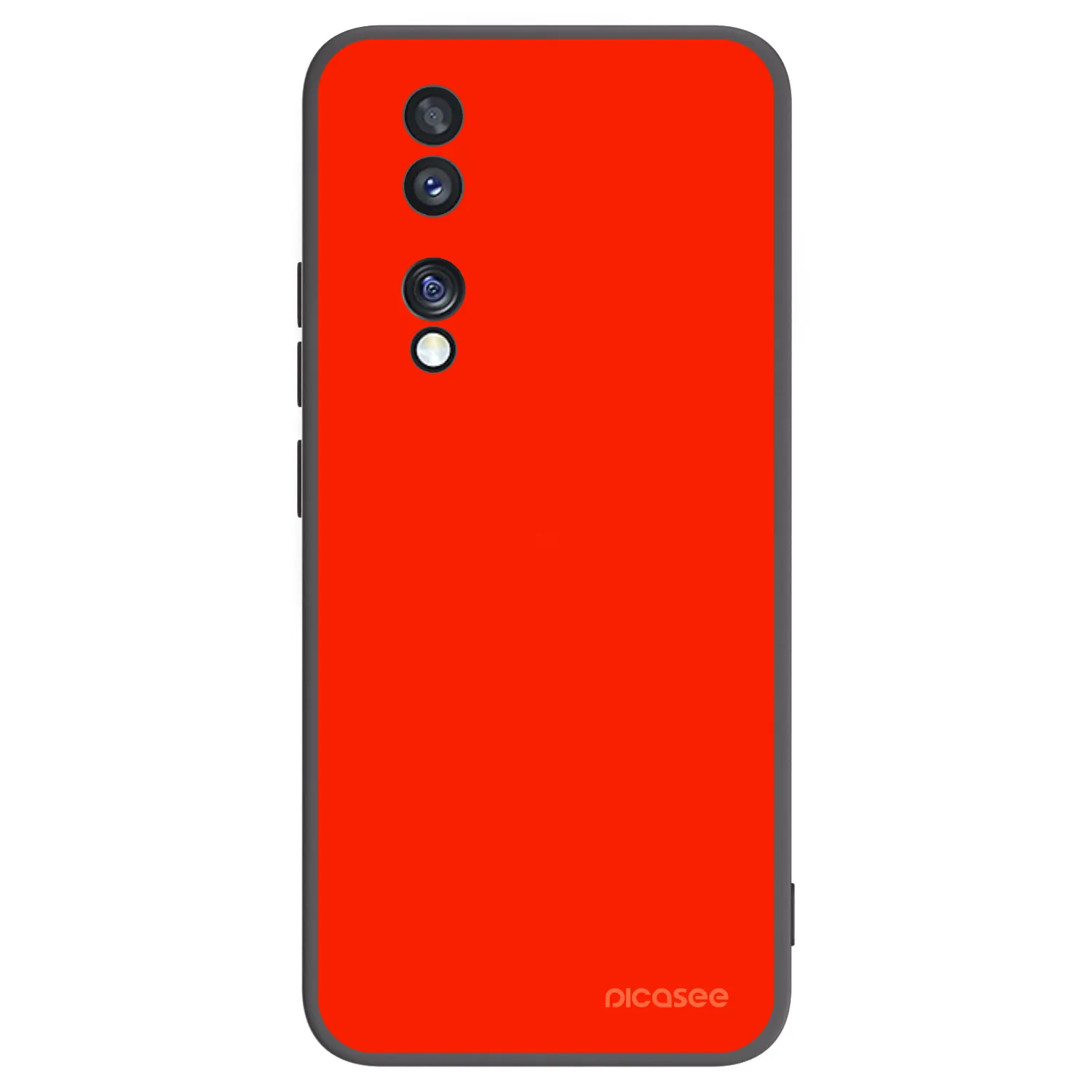 Picasee crna silikonska maskica za Honor 70 - Maranello Red