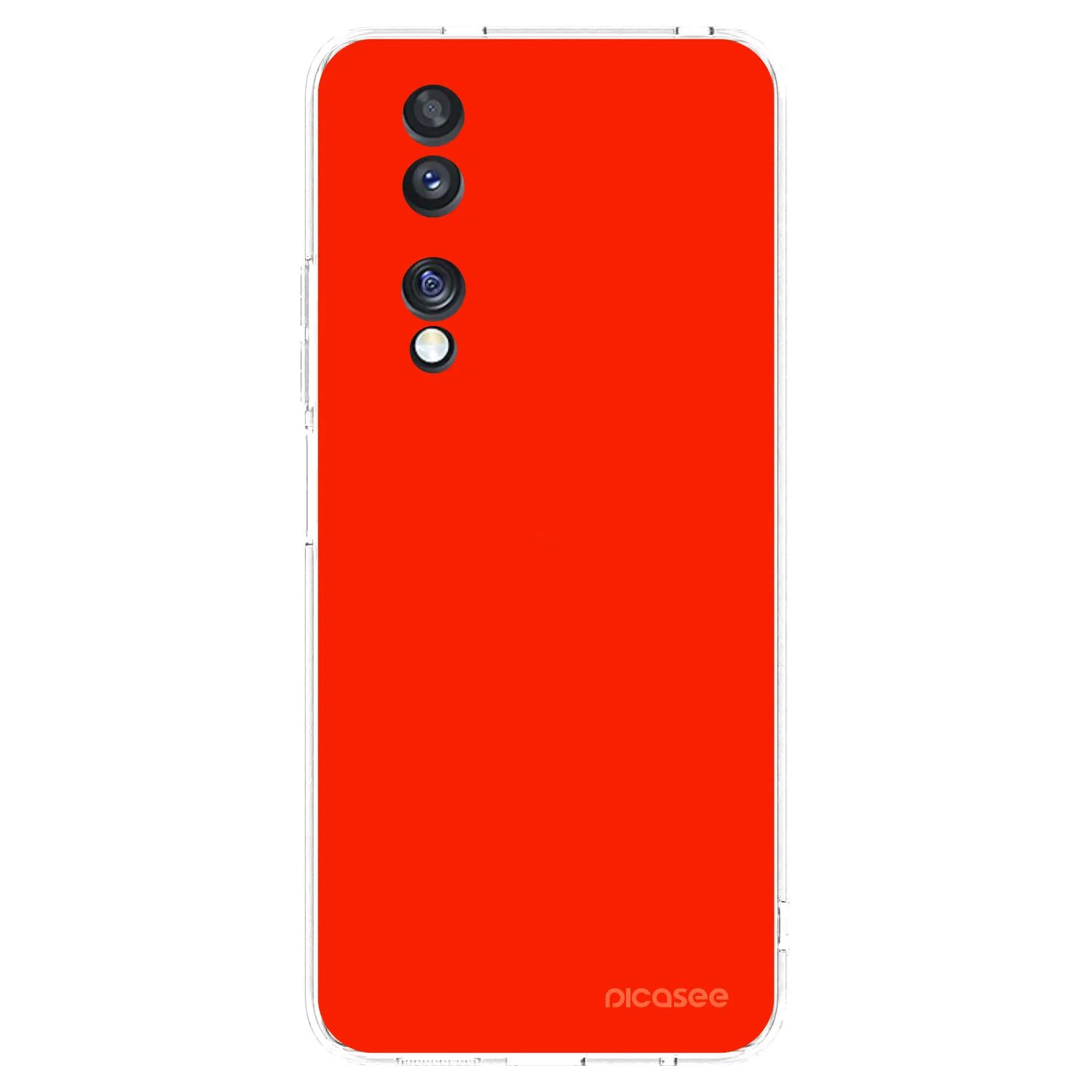 Picasee silikonska prozirna maskica za Honor 70 - Maranello Red