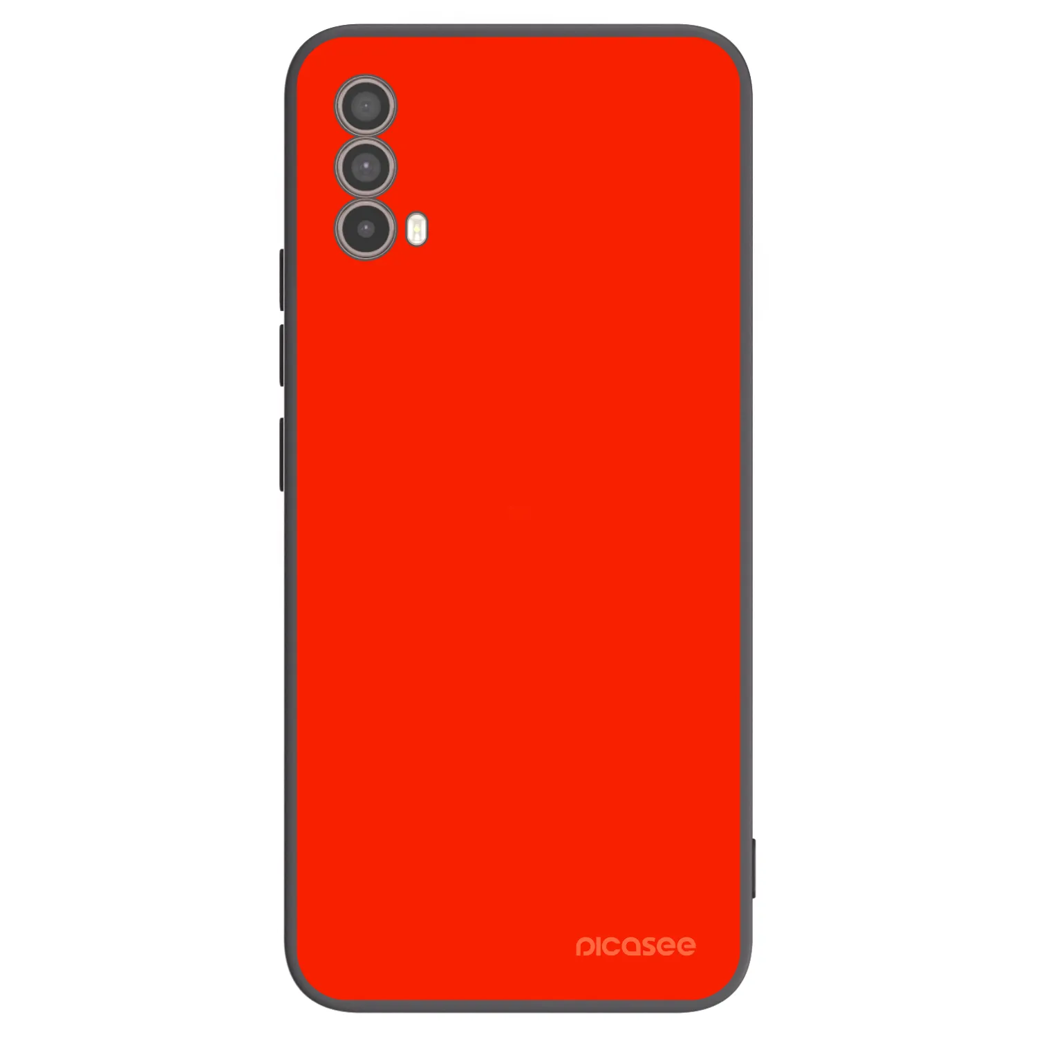 Picasee crna silikonska maskica za Motorola Moto E40 - Maranello Red