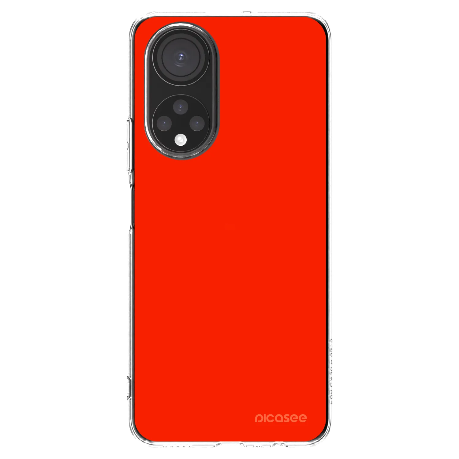 Picasee silikonska prozirna maskica za Honor X7 - Maranello Red