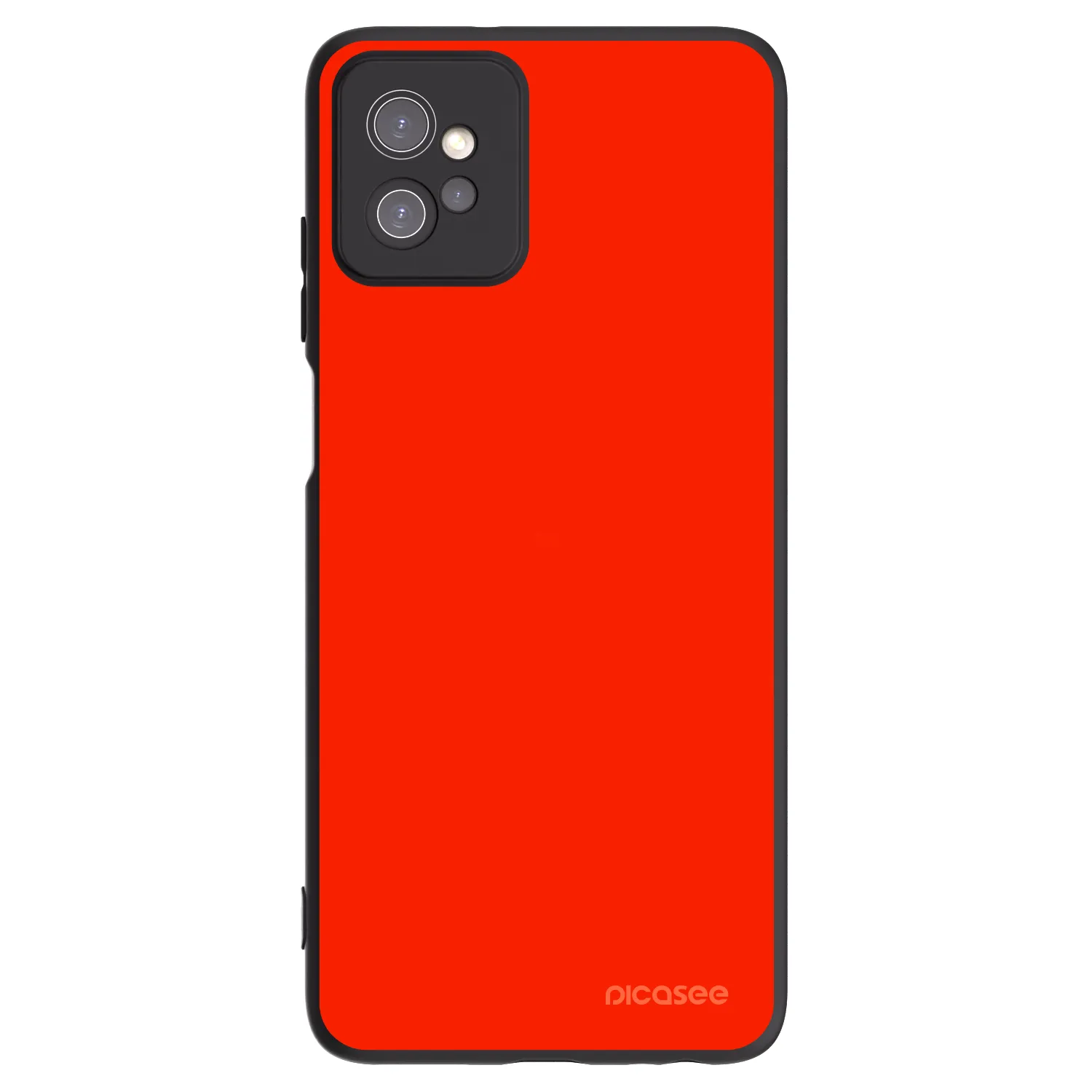 Picasee crna silikonska maskica za Motorola Moto G32 - Maranello Red
