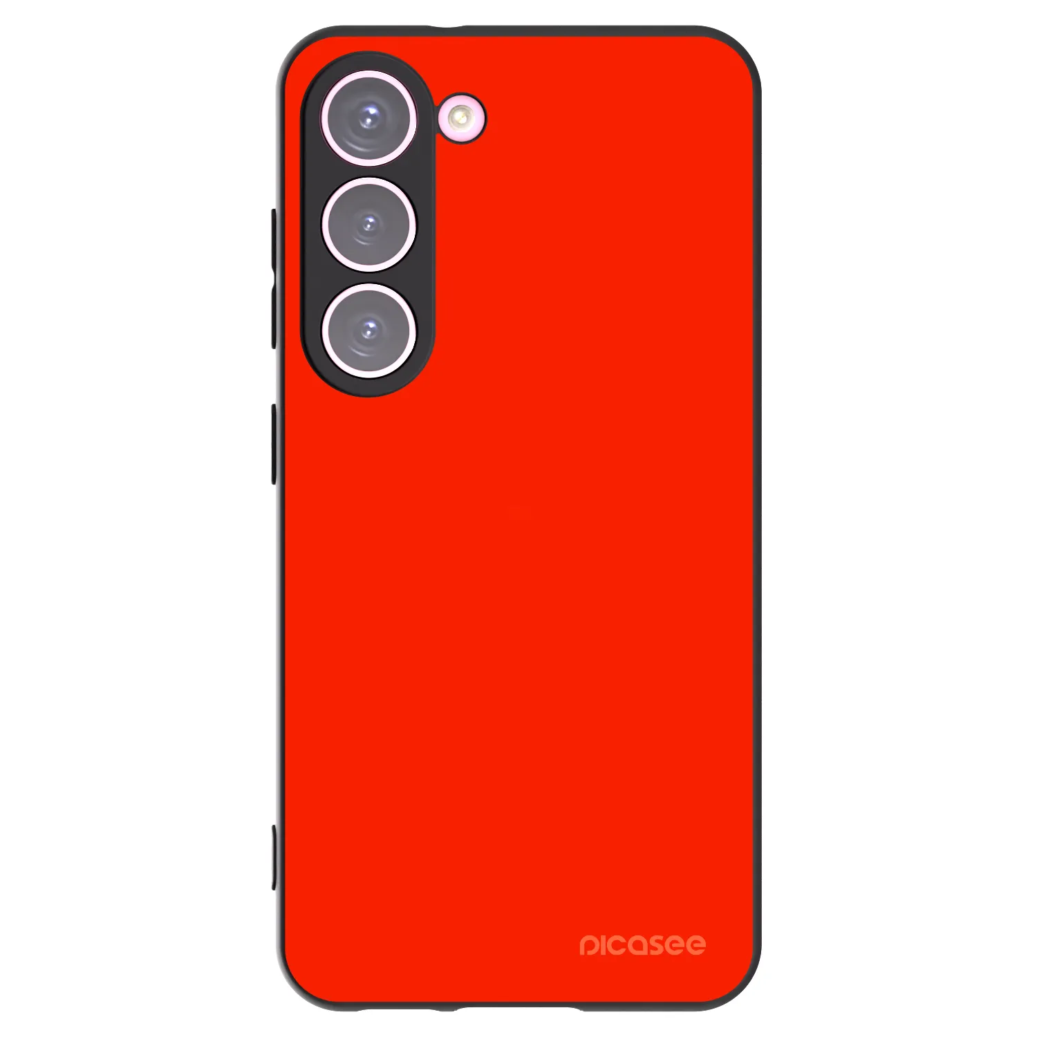 Picasee crna silikonska maskica za Samsung Galaxy S23 5G - Maranello Red
