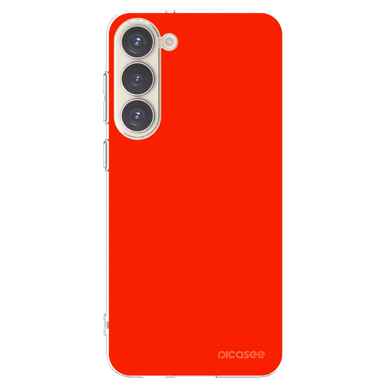 Picasee silikonska prozirna maskica za Samsung Galaxy S23+ 5G - Maranello Red