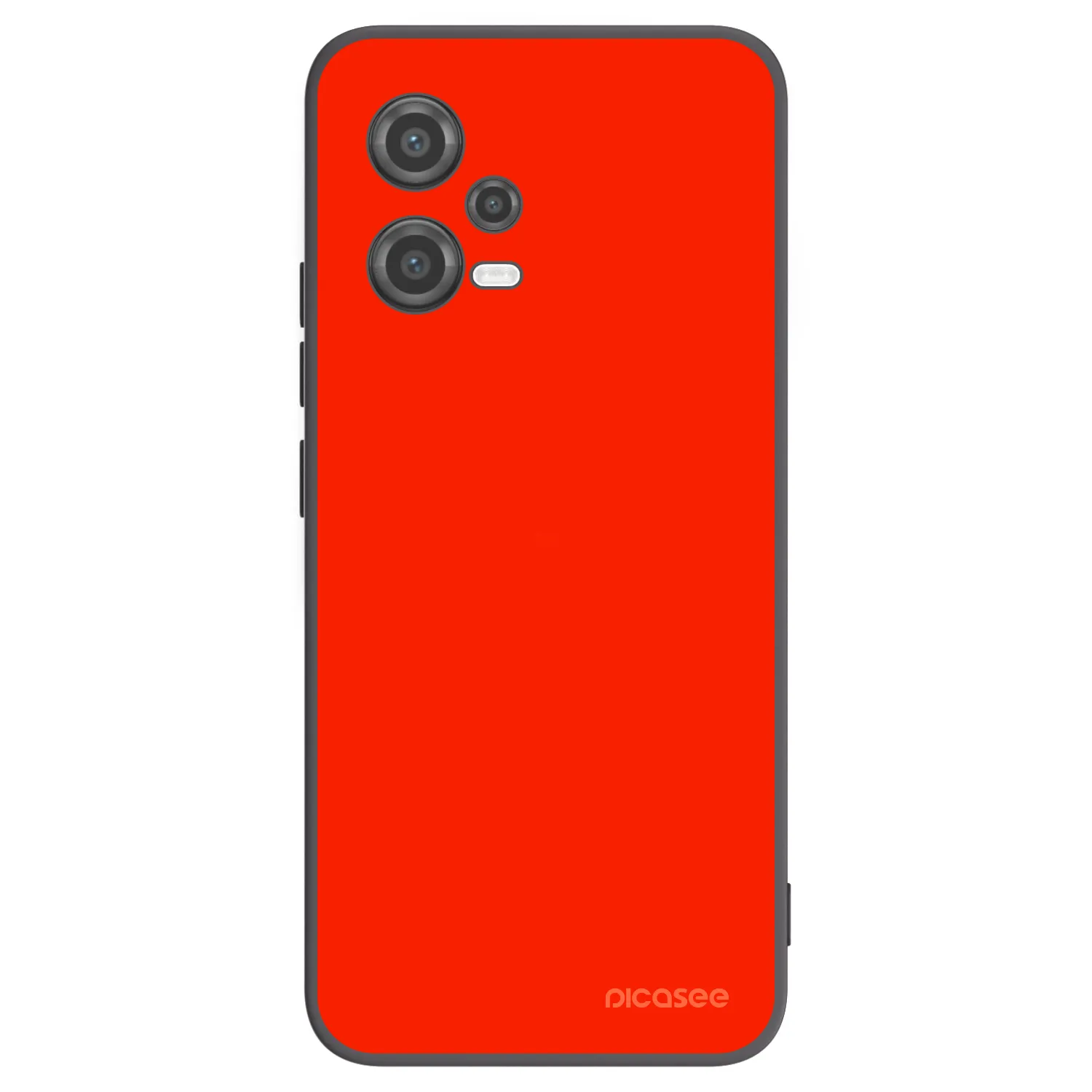 Picasee crna silikonska maskica za Xiaomi Poco X5 - Maranello Red