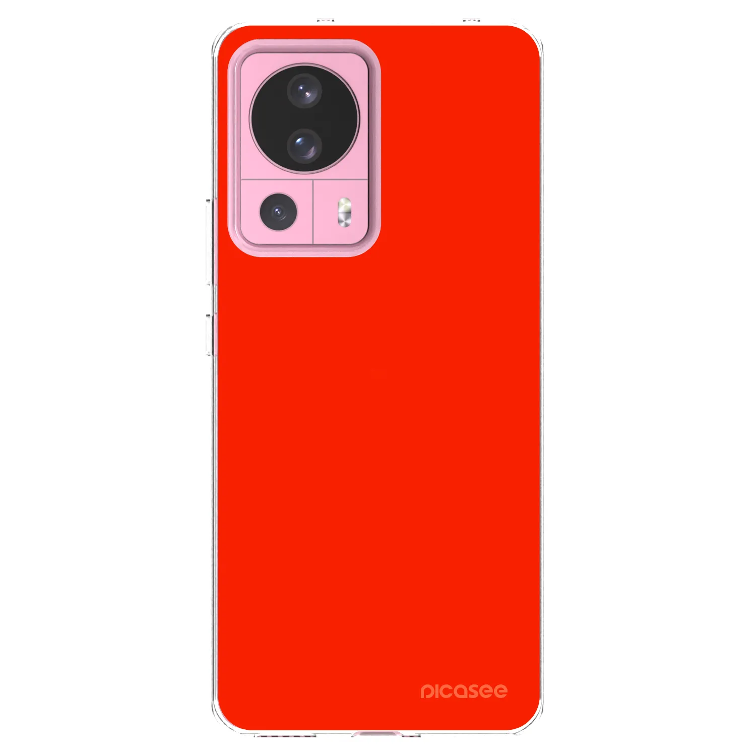 Picasee silikonska prozirna maskica za Xiaomi 13 Lite - Maranello Red