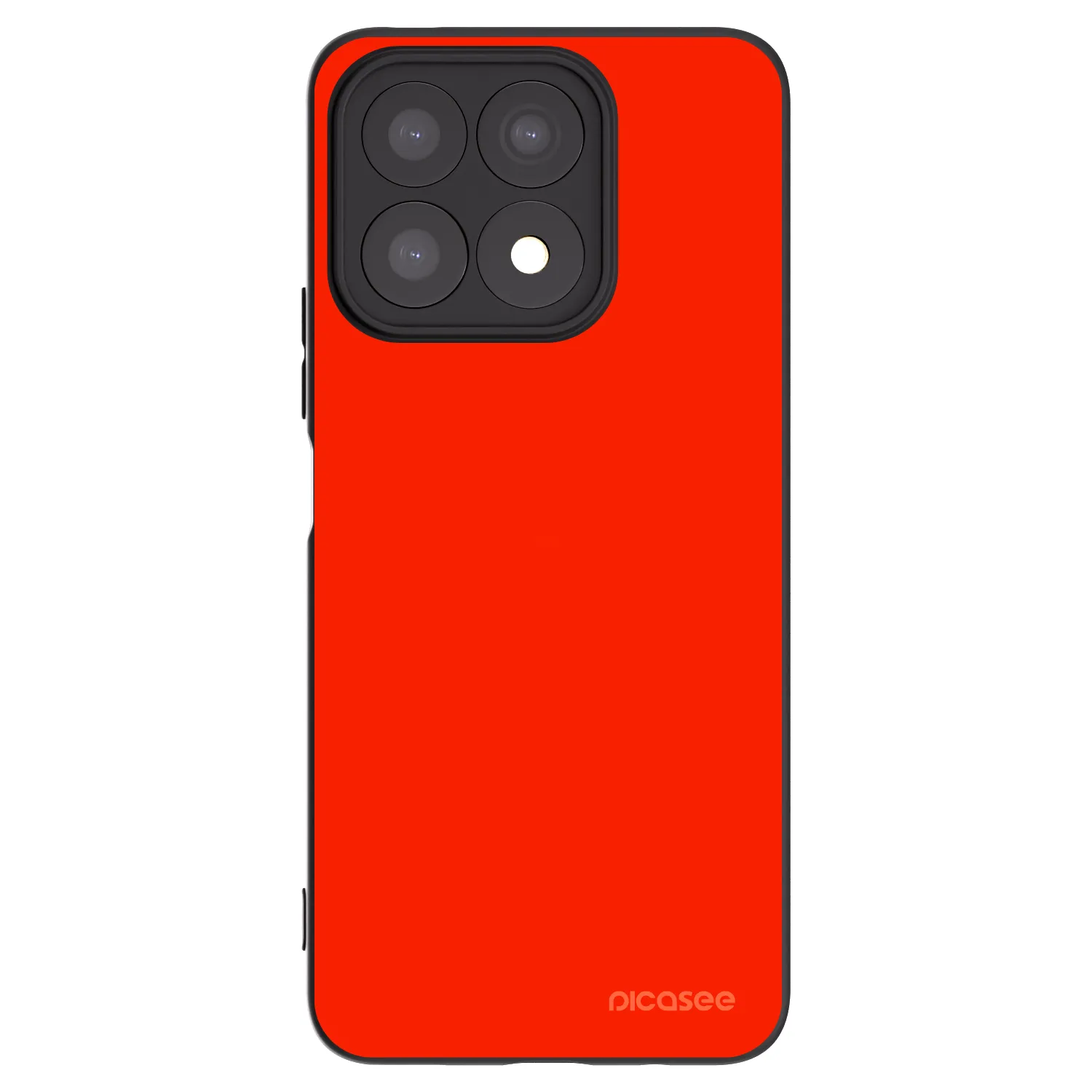 Picasee crna silikonska maskica za Honor X8a - Maranello Red