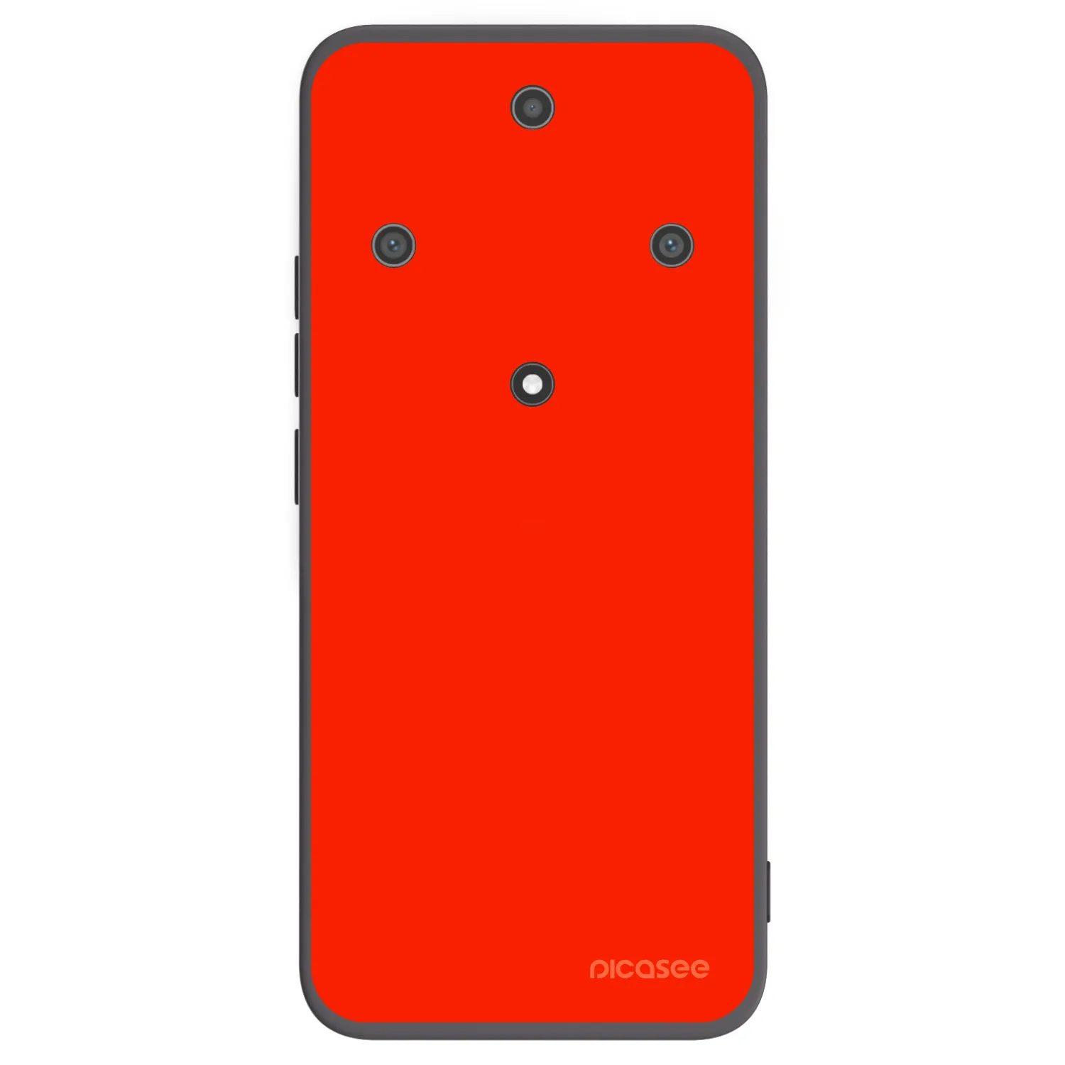 Picasee crna silikonska maskica za Honor Magic5 Lite 5G - Maranello Red