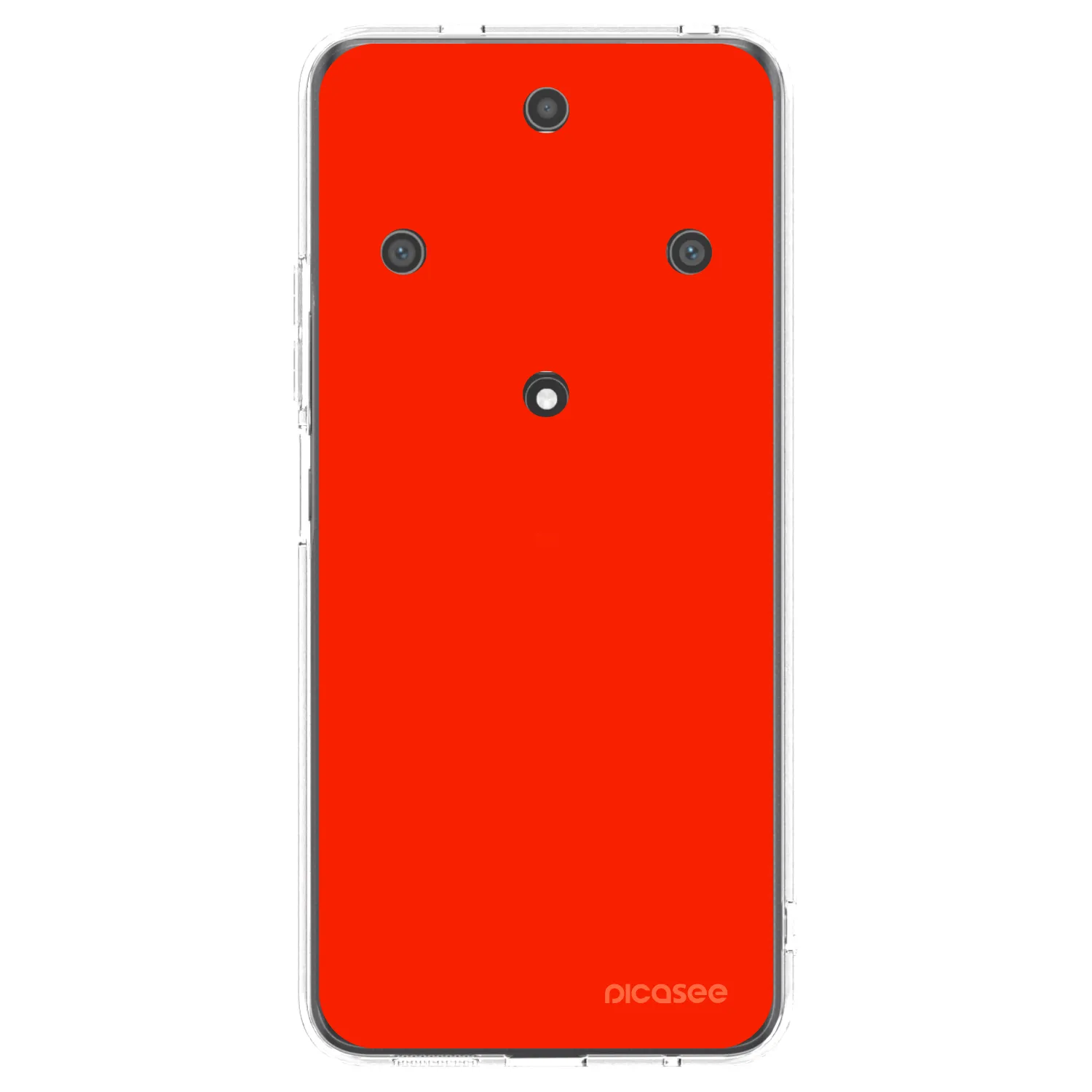 Picasee silikonska prozirna maskica za Honor Magic5 Lite 5G - Maranello Red