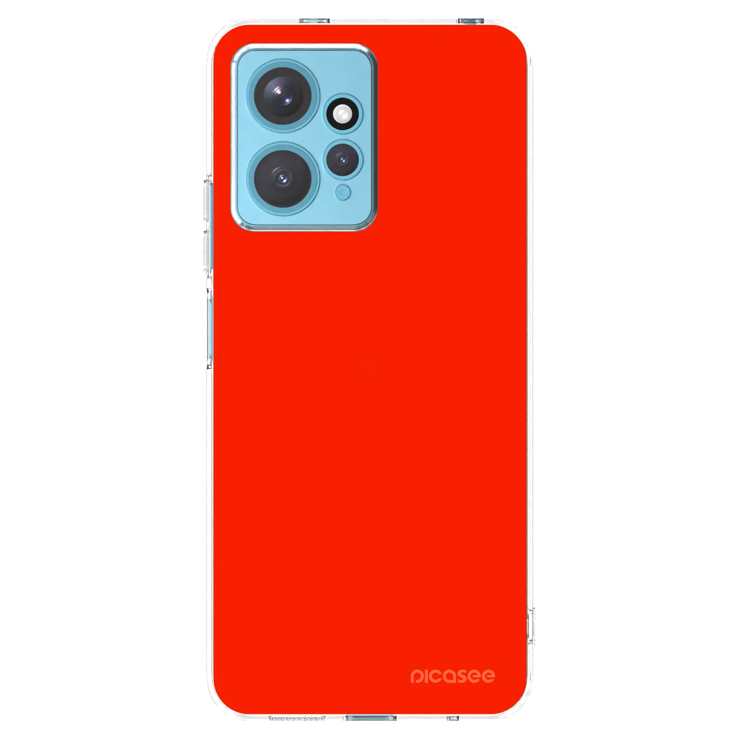 Picasee silikonska prozirna maskica za Xiaomi Redmi Note 12 4G - Maranello Red