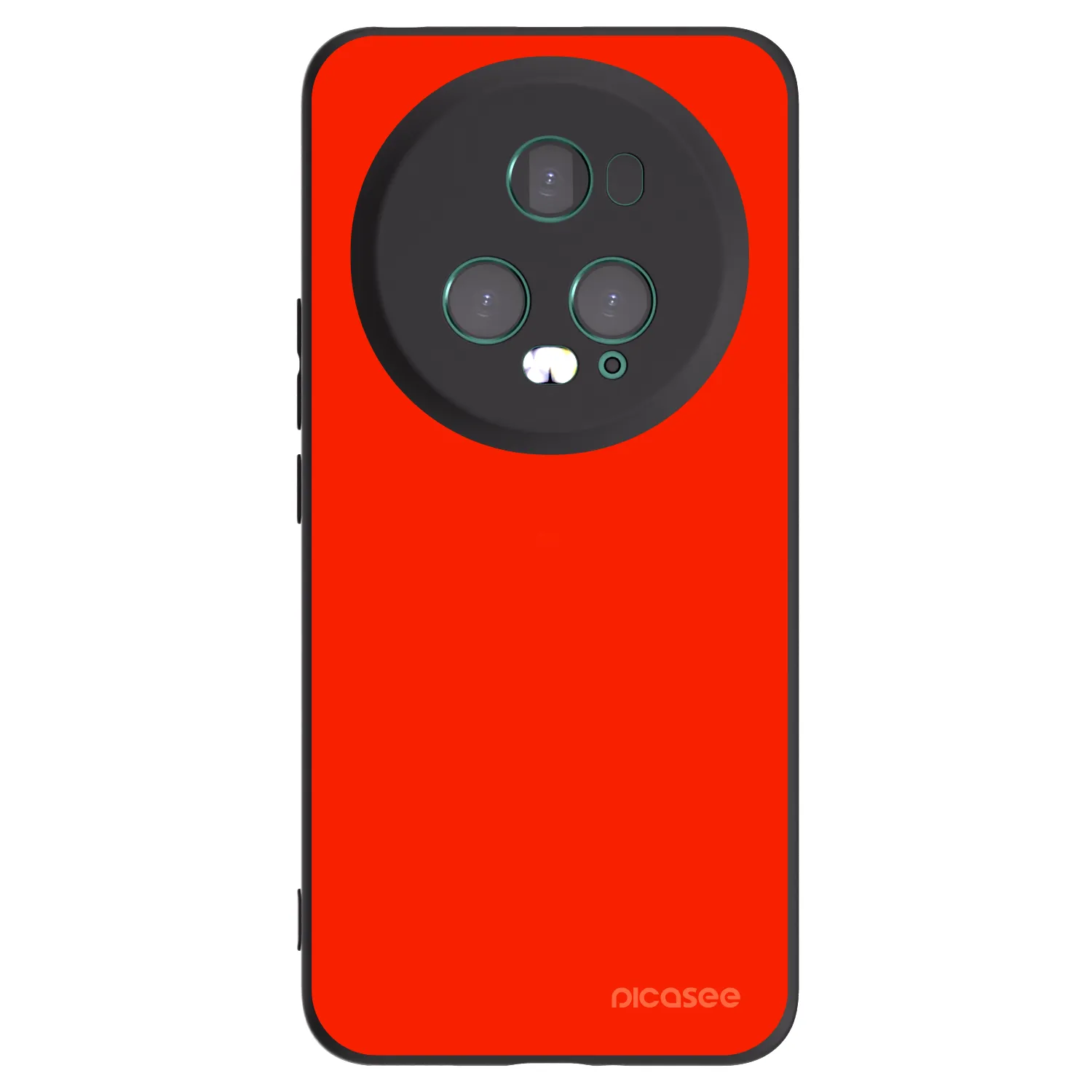 Picasee crna silikonska maskica za Honor Magic5 Pro - Maranello Red
