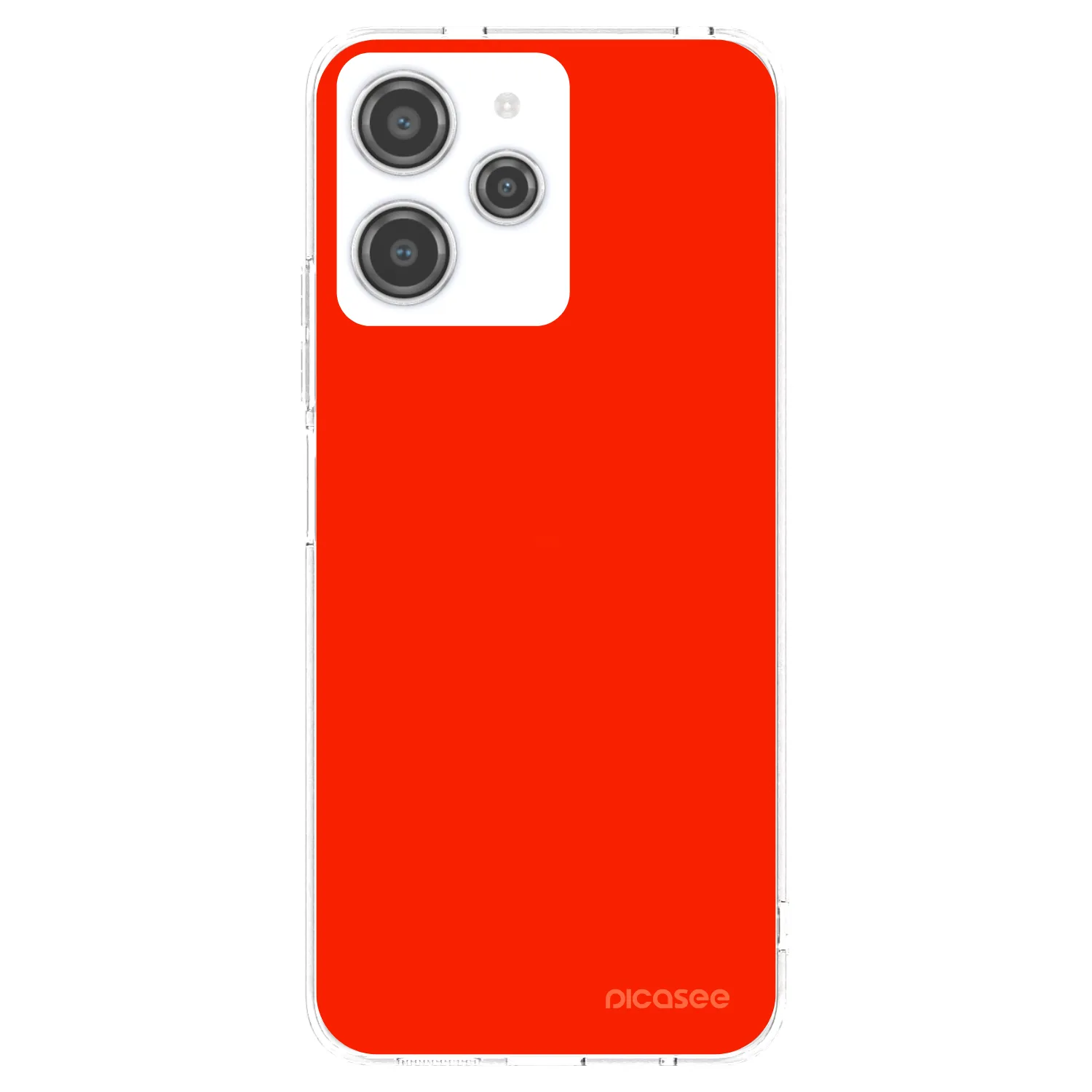 Picasee silikonska prozirna maskica za Xiaomi Redmi 12 4G - Maranello Red