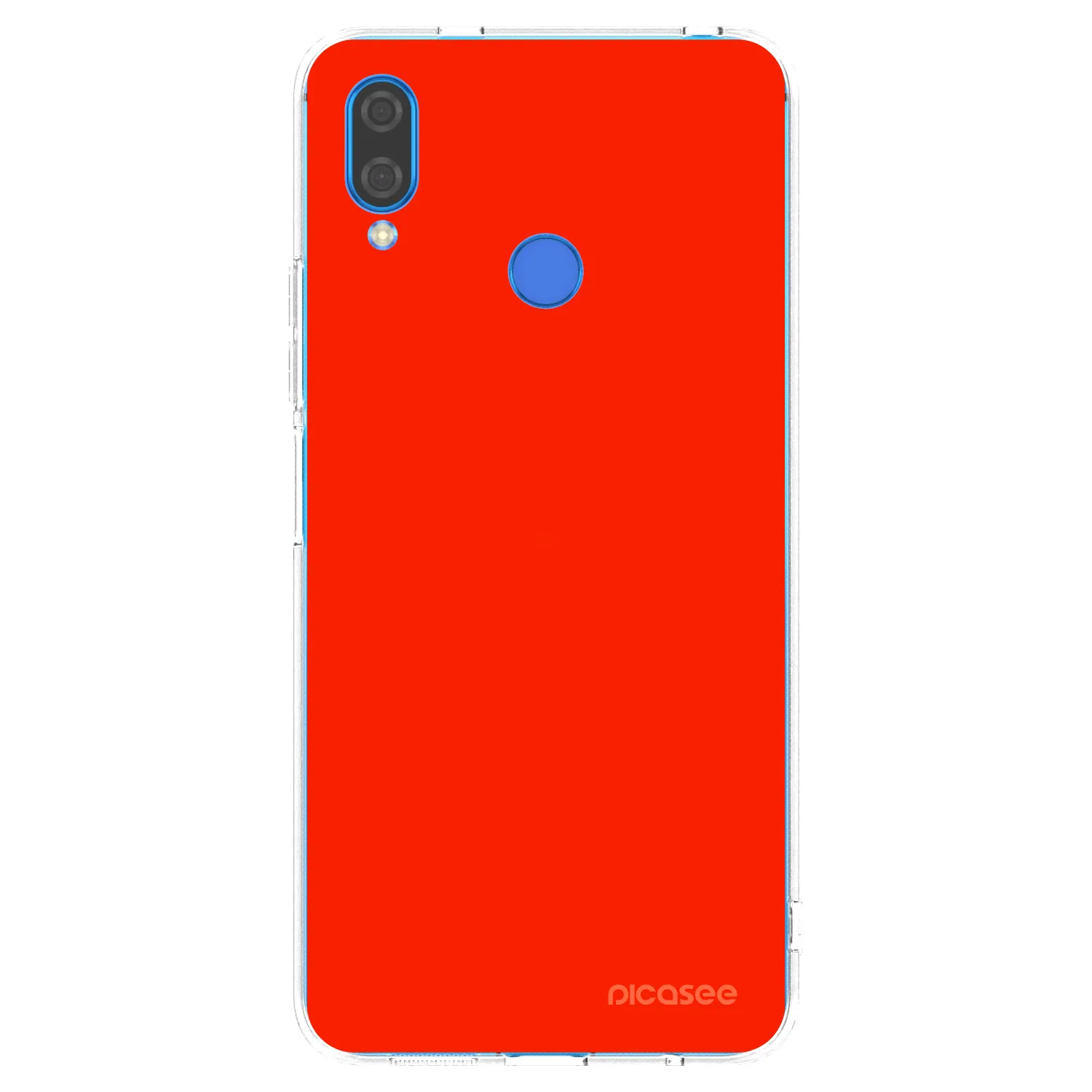 Picasee silikonska prozirna maskica za Huawei Nova 3i - Maranello Red
