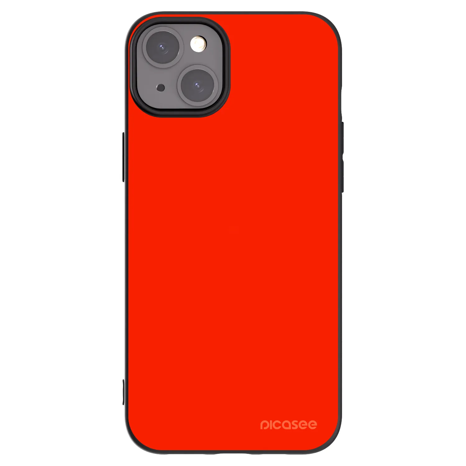 Picasee crna silikonska maskica za Apple iPhone 15 Plus - Maranello Red