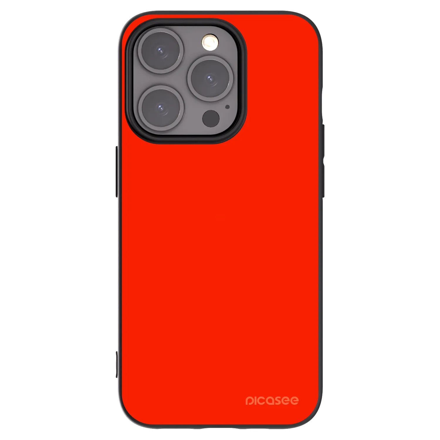 Picasee crna silikonska maskica za Apple iPhone 15 Pro - Maranello Red