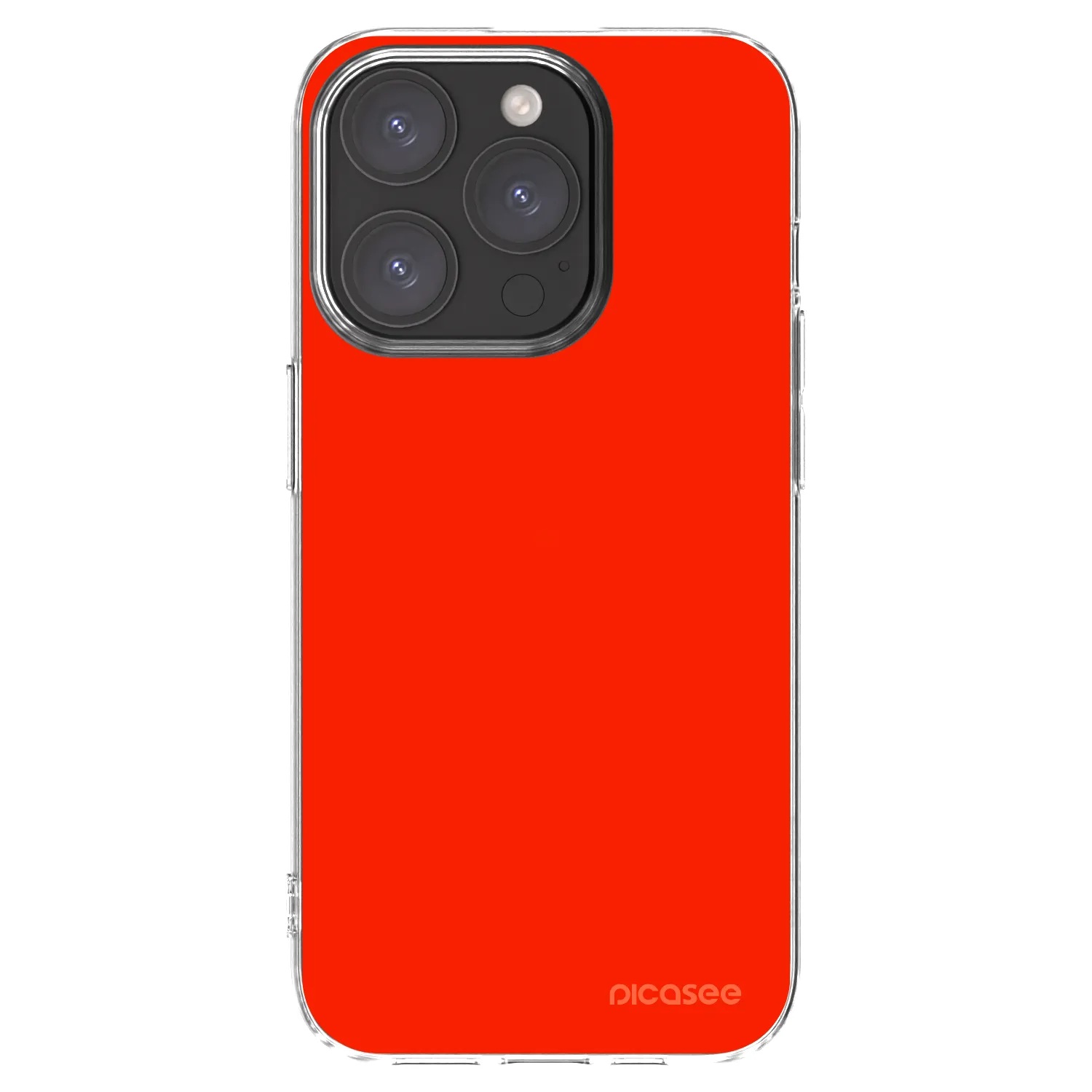 Picasee silikonska prozirna maskica za Apple iPhone 15 Pro - Maranello Red