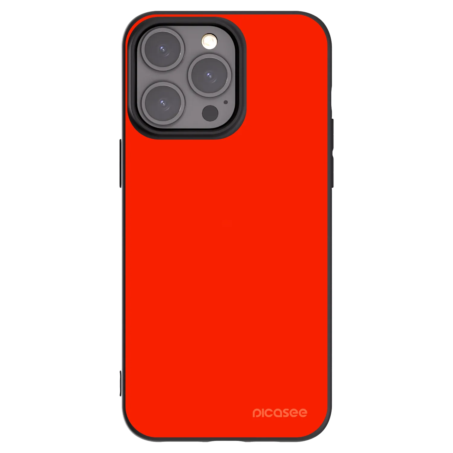Picasee crna silikonska maskica za Apple iPhone 15 Pro Max - Maranello Red