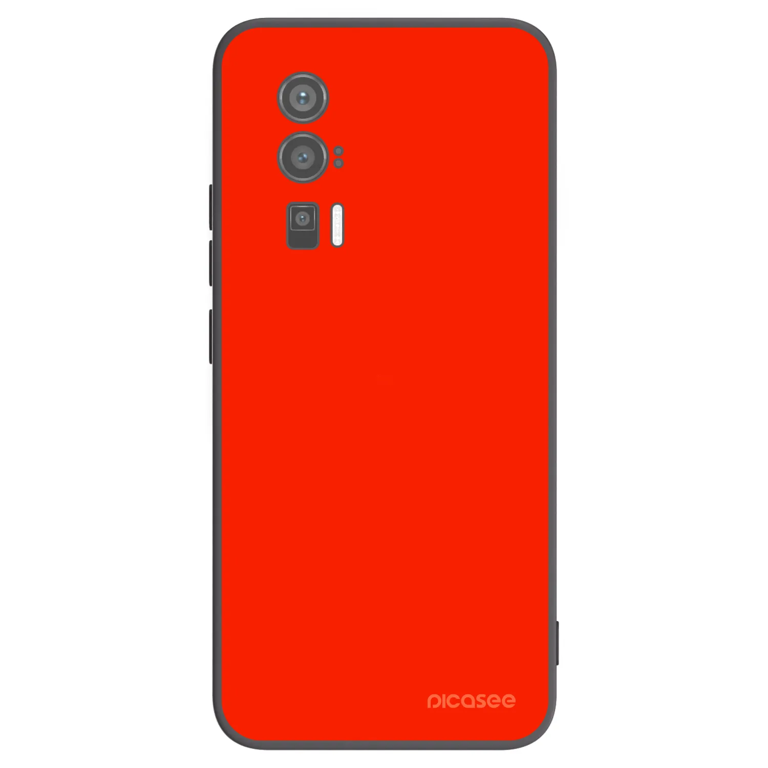 Picasee crna silikonska maskica za Xiaomi Poco F5 Pro 5G - Maranello Red