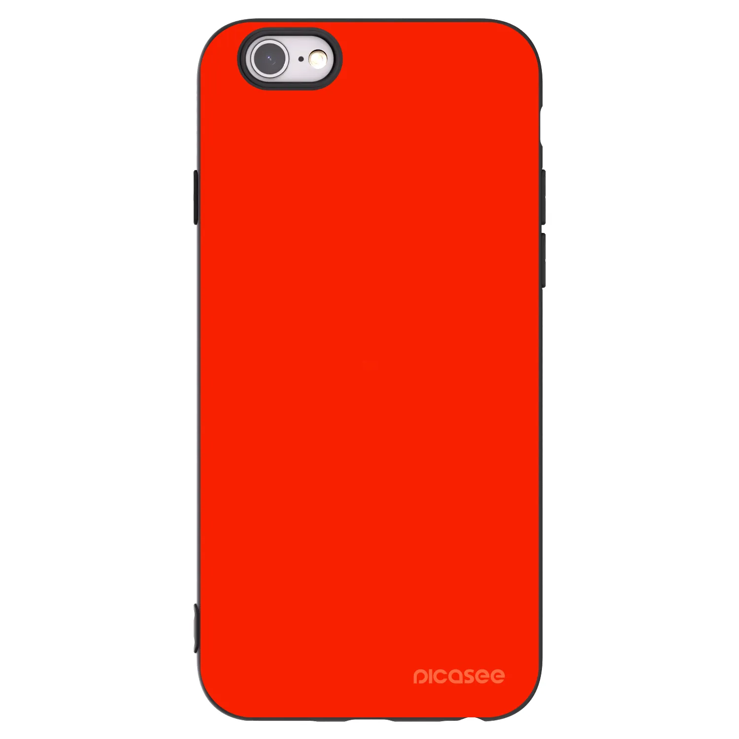 Picasee crna silikonska maskica za Apple iPhone 6/6S - Maranello Red