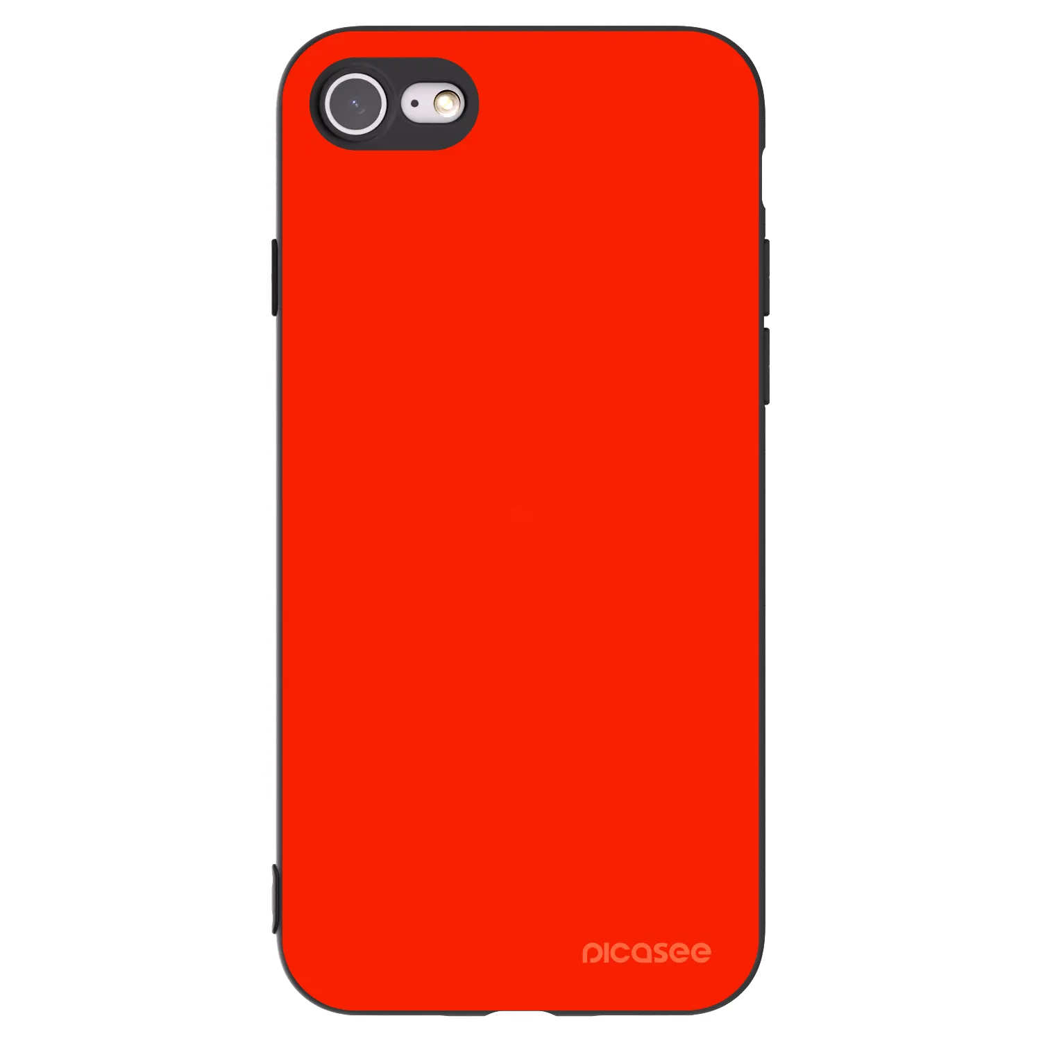 Picasee crna silikonska maskica za Apple iPhone 7 - Maranello Red
