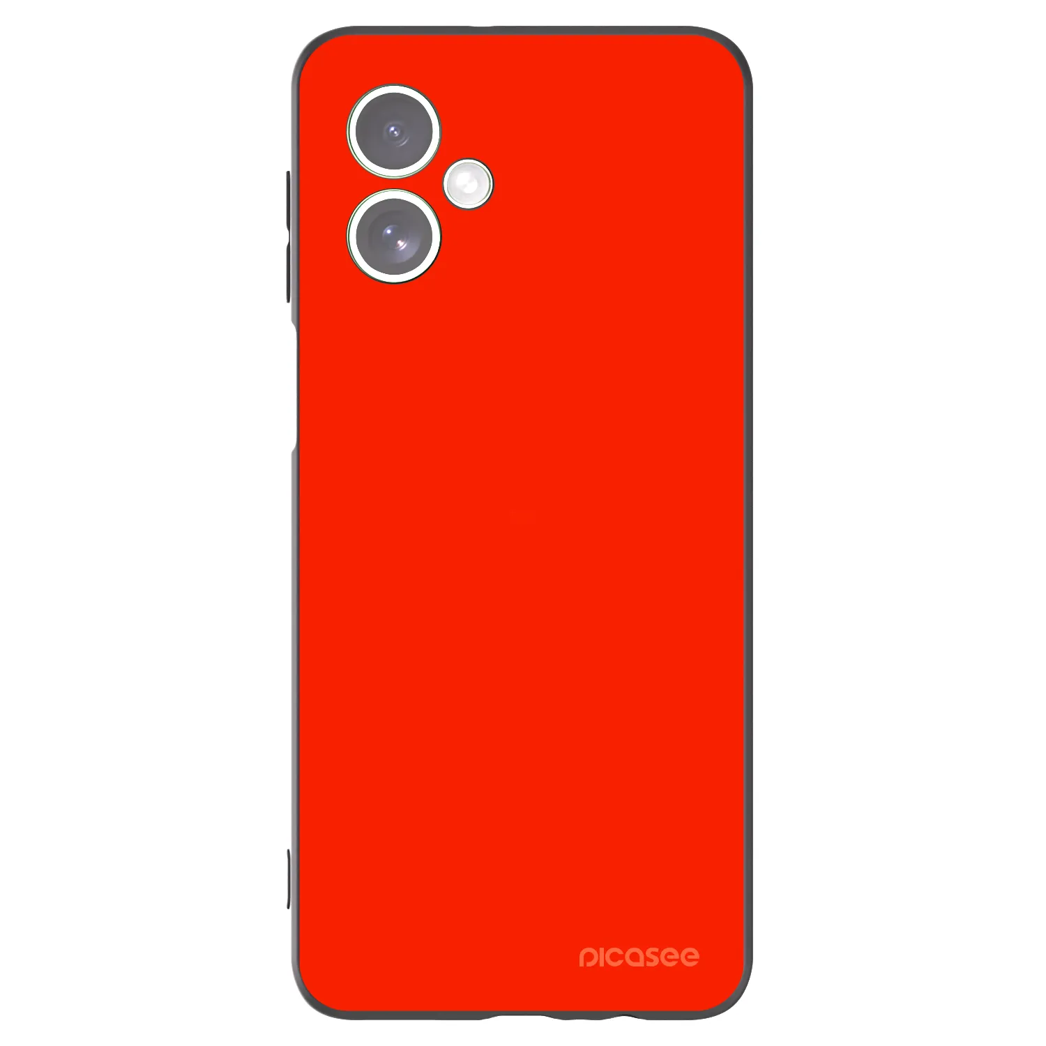 Picasee crna silikonska maskica za Motorola Moto G54 5G - Maranello Red