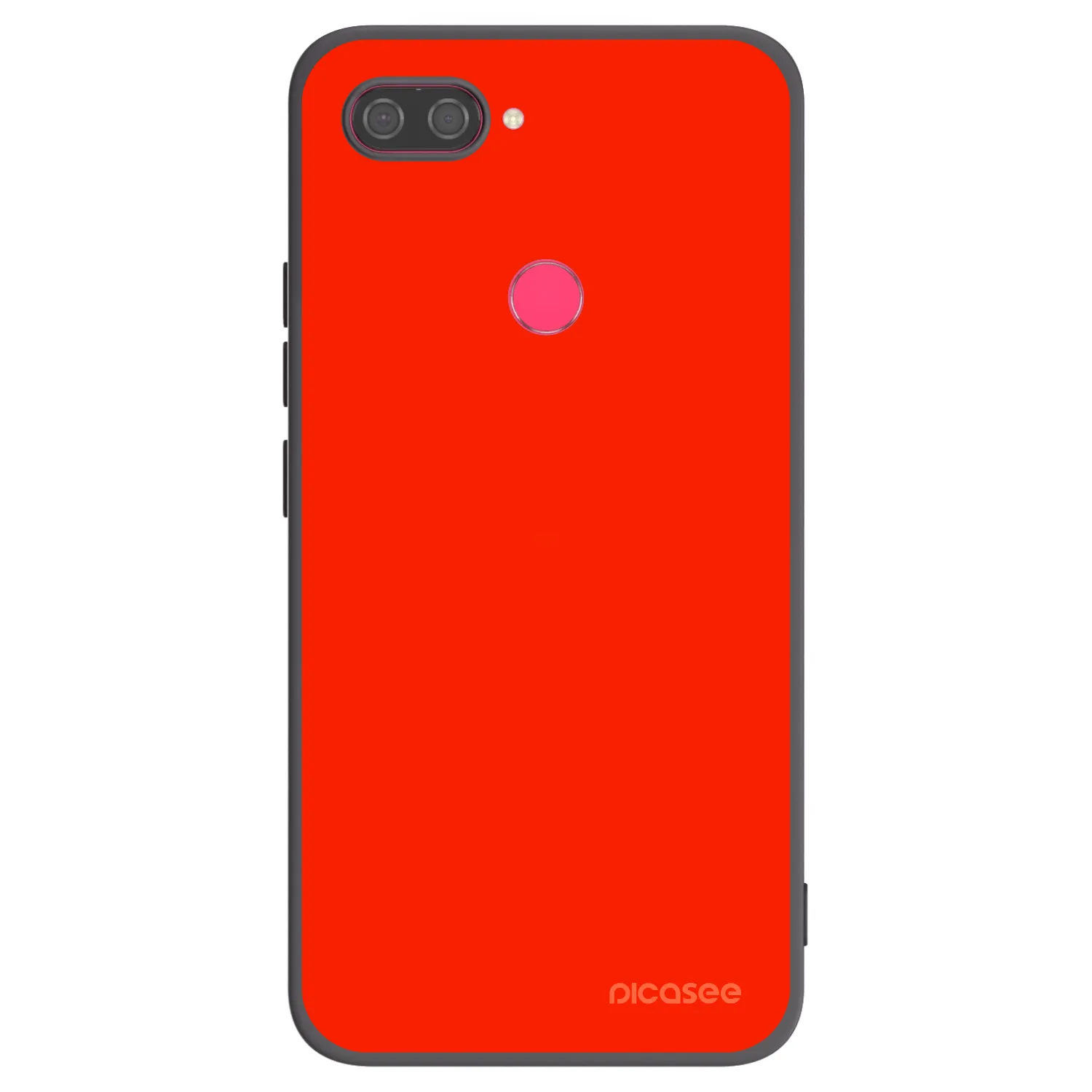 Picasee crna silikonska maskica za Xiaomi Mi 8 Lite - Maranello Red