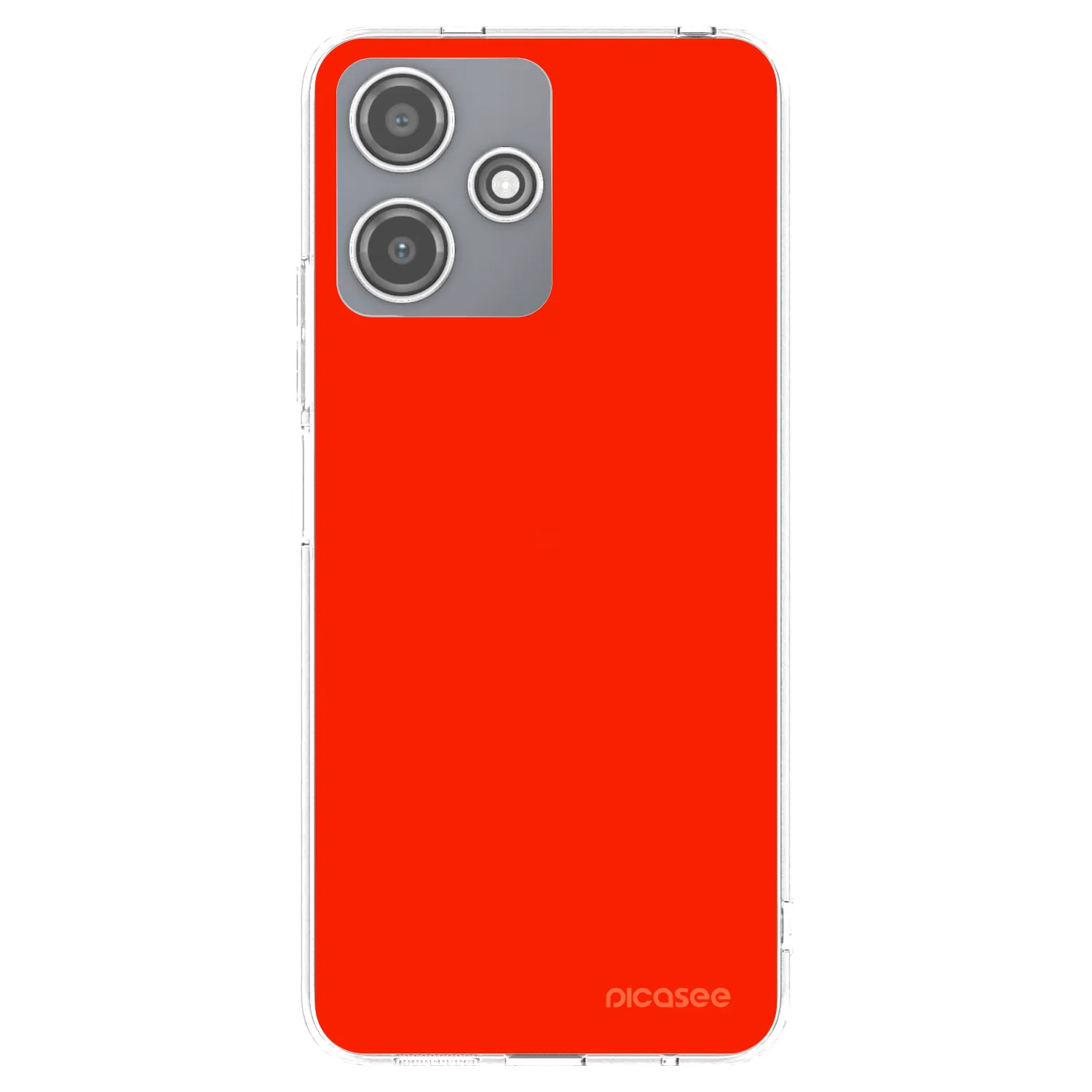 Picasee silikonska prozirna maskica za Xiaomi Redmi 12 5G - Maranello Red