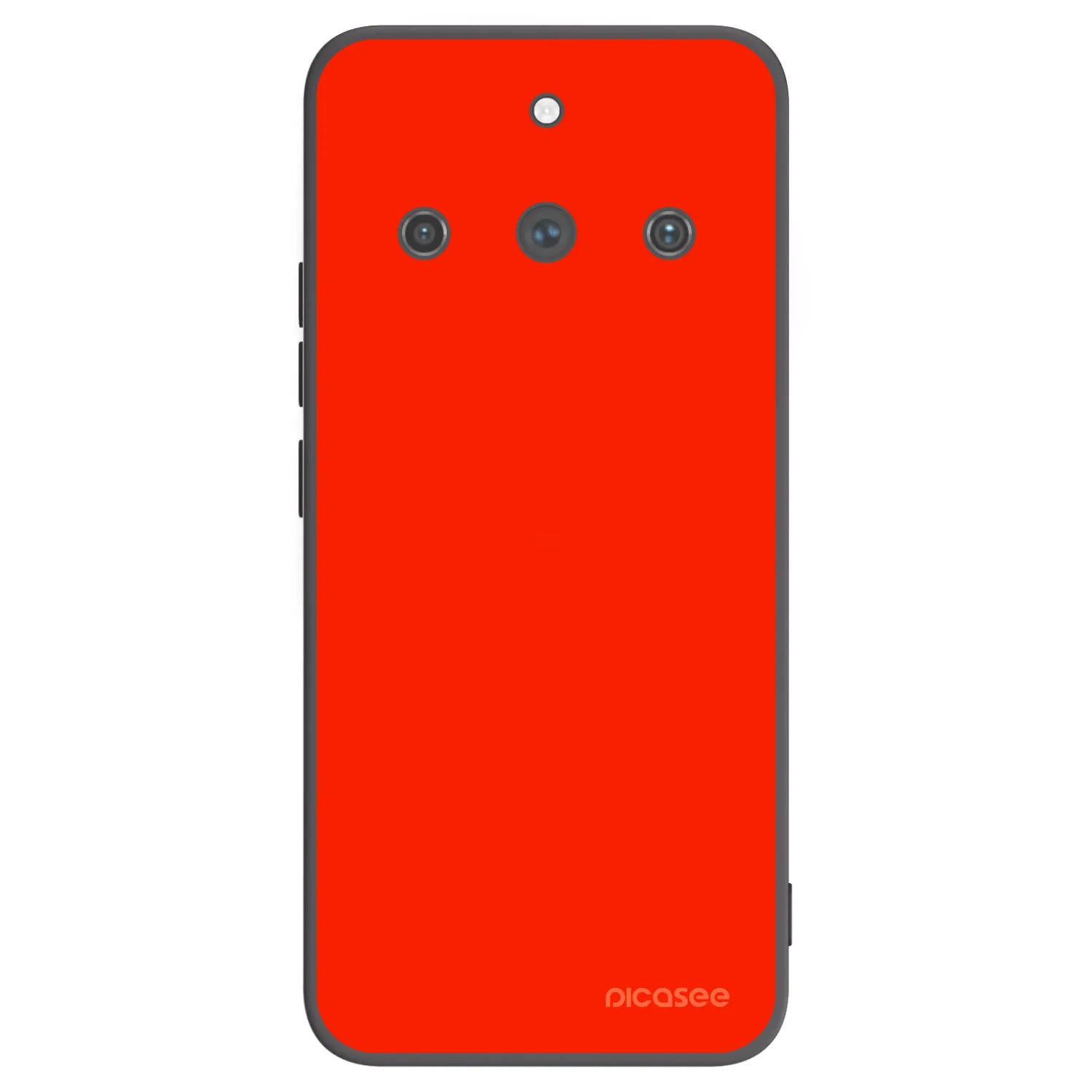 Picasee crna silikonska maskica za Realme 11 Pro+ - Maranello Red