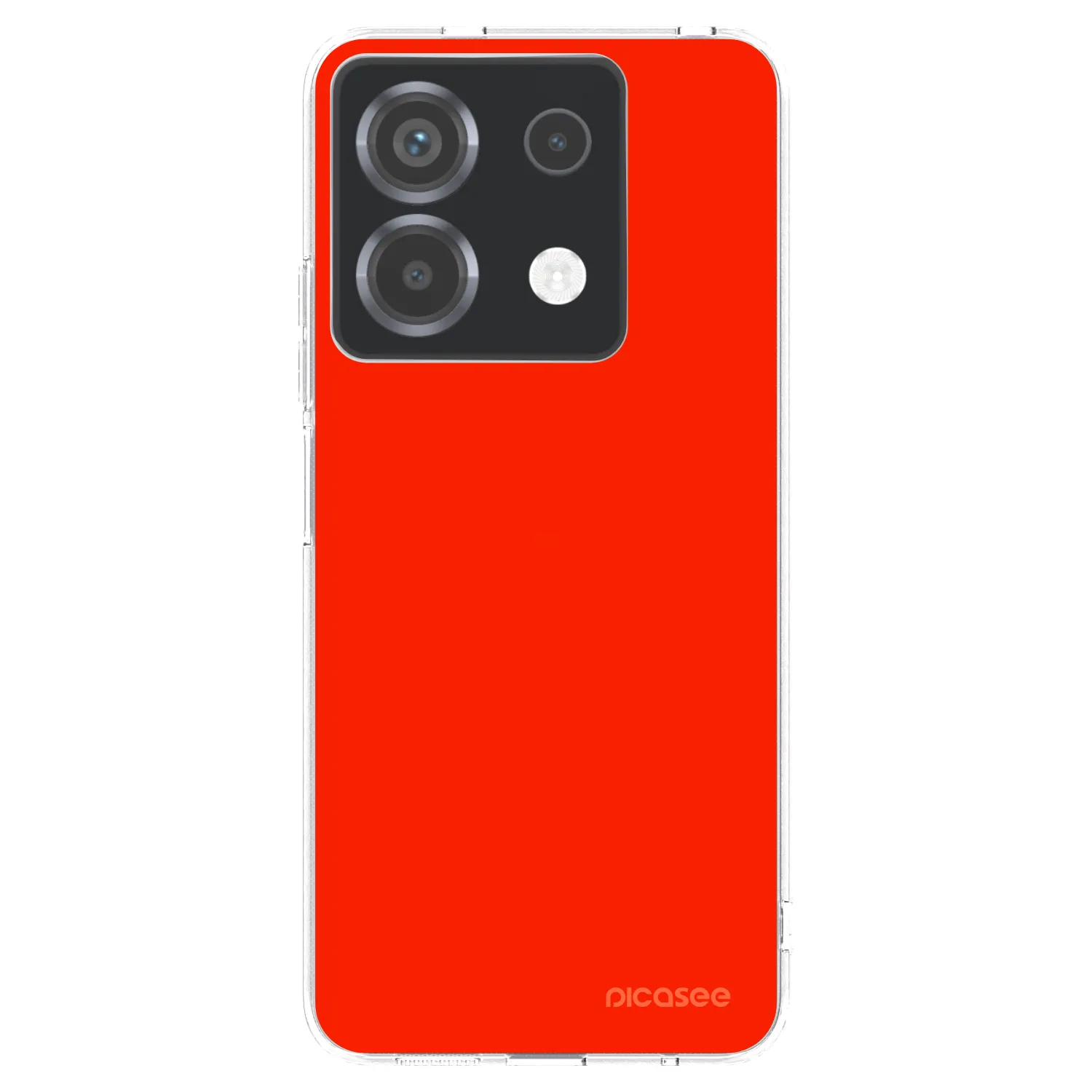 Picasee silikonska prozirna maskica za Xiaomi Poco X6 - Maranello Red