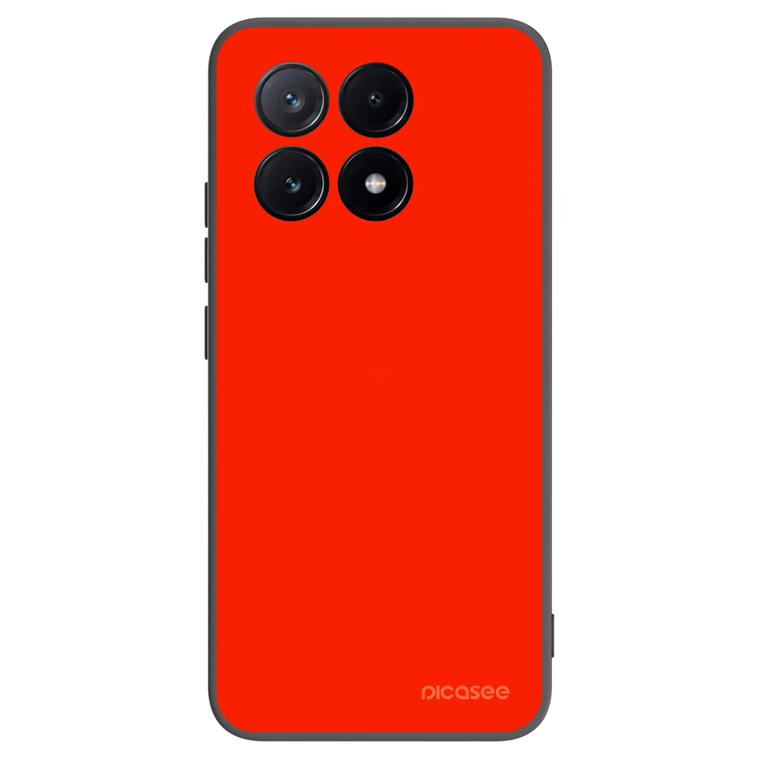 Picasee crna silikonska maskica za Xiaomi Poco X6 Pro - Maranello Red