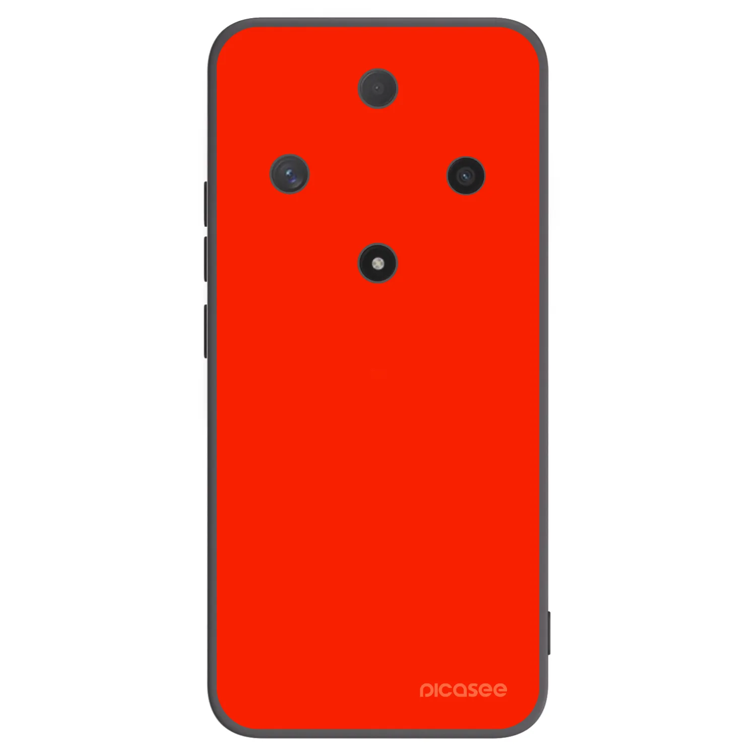Picasee crna silikonska maskica za Honor Magic6 Lite 5G - Maranello Red