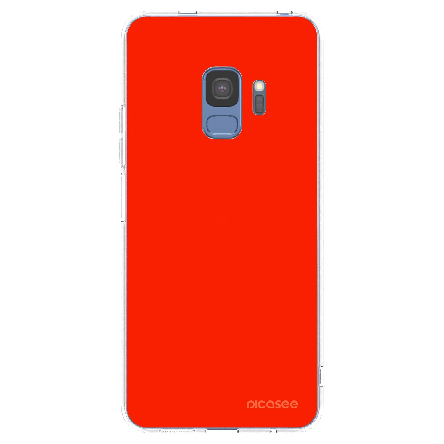 Picasee silikonska prozirna maskica za Samsung Galaxy S9 G960F - Maranello Red