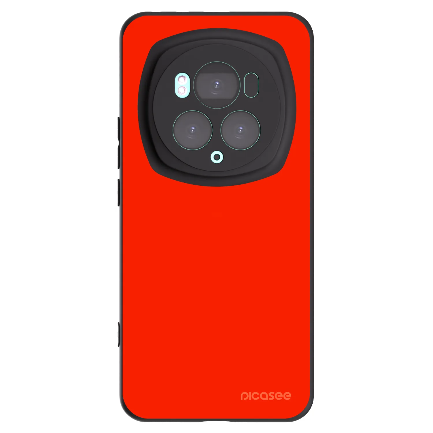 Picasee crna silikonska maskica za Honor Magic6 Pro - Maranello Red