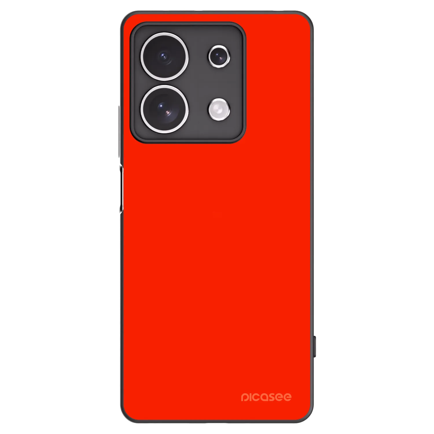 Picasee crna silikonska maskica za Xiaomi Redmi Note 13 4G - Maranello Red