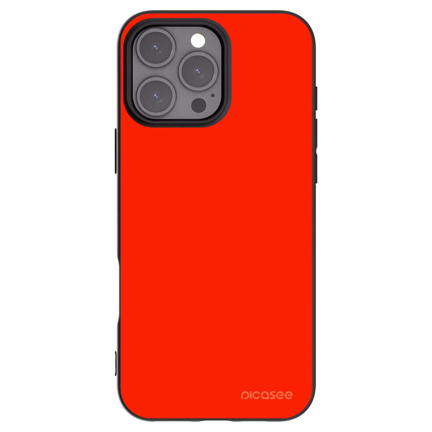Picasee crna silikonska maskica za Apple iPhone 16 Pro Max - Maranello Red