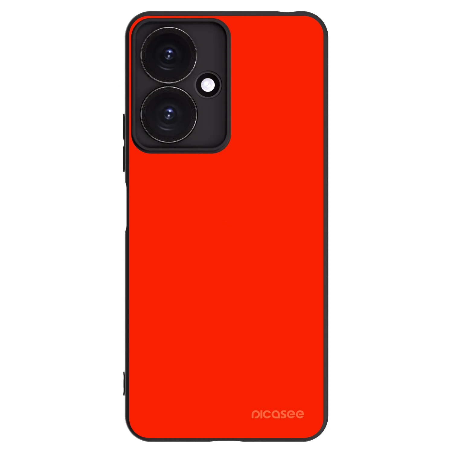 Picasee crna silikonska maskica za Xiaomi Redmi 13C 5G - Maranello Red