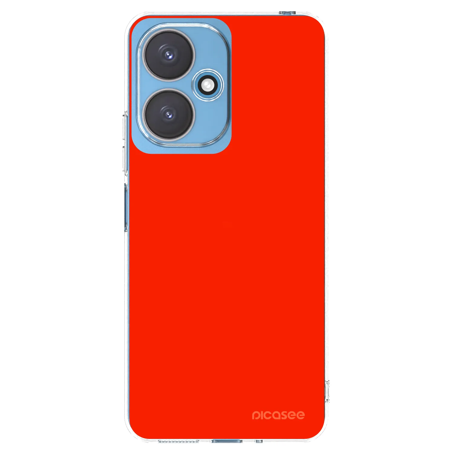 Picasee silikonska prozirna maskica za Xiaomi Redmi 13C 5G - Maranello Red