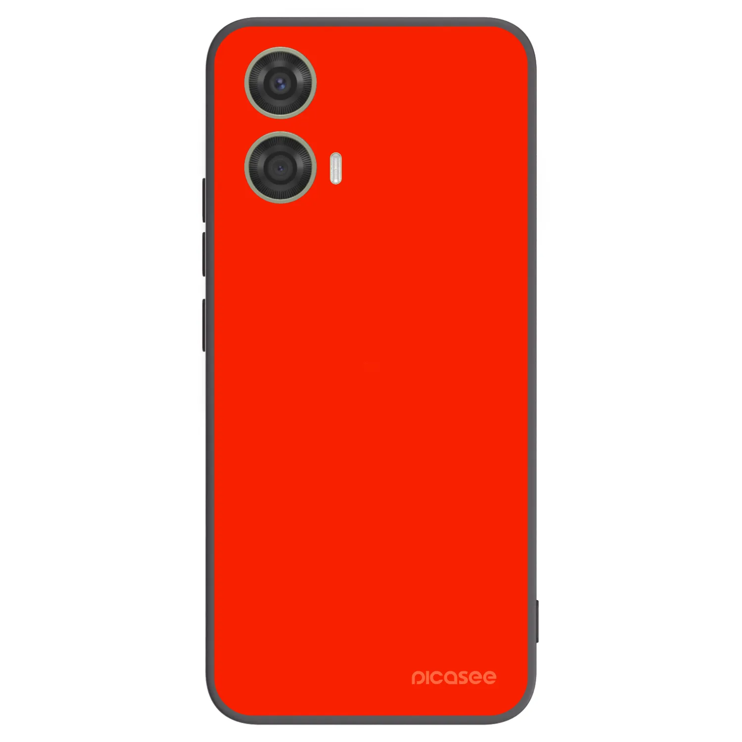 Picasee crna silikonska maskica za Motorola Moto G24 - Maranello Red