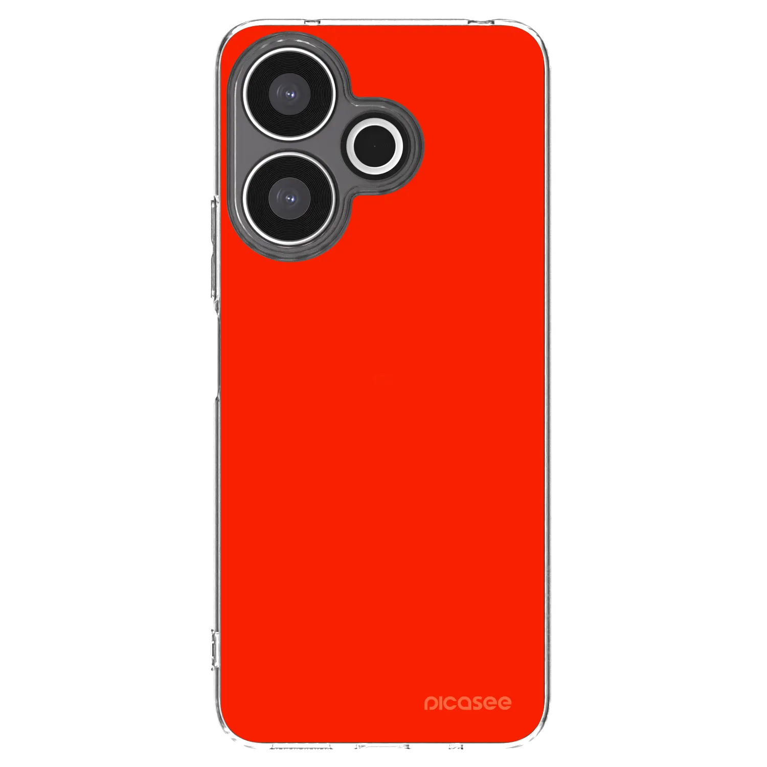 Picasee silikonska prozirna maskica za Xiaomi Redmi 13 4G - Maranello Red